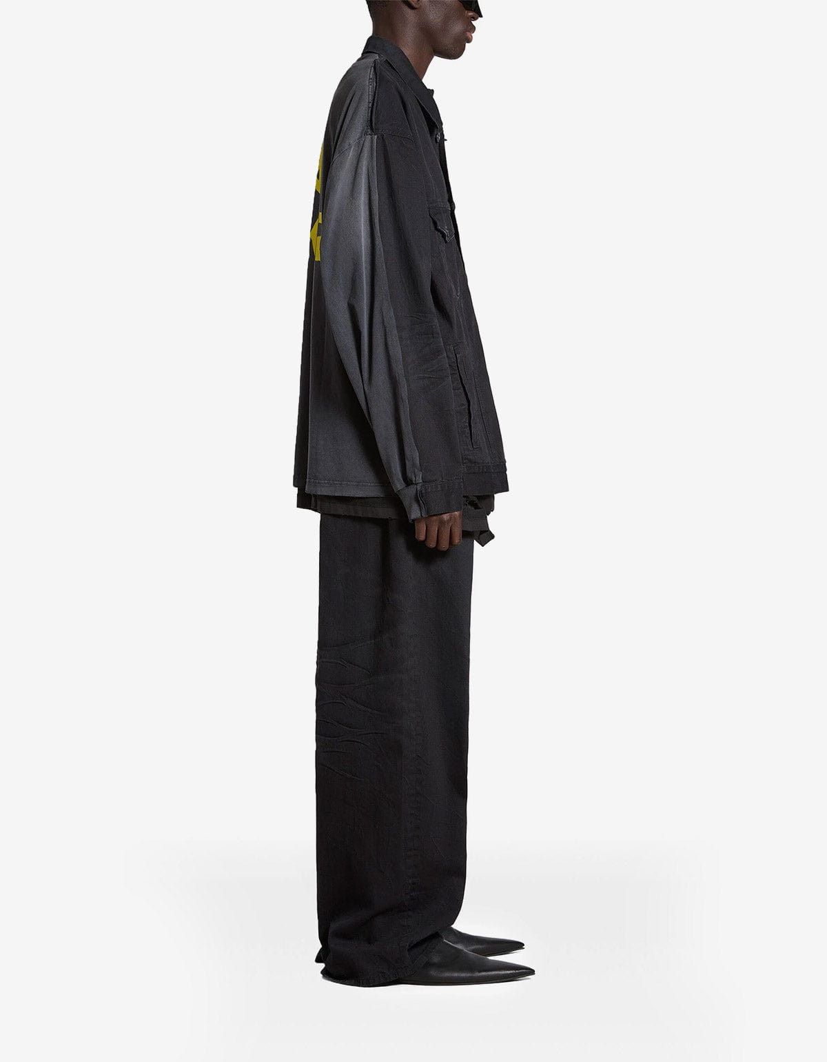 Balenciaga Balenciaga Black Oversized Hybrid Jacket Size US M / EU 48-50 / 2 - 5 Thumbnail