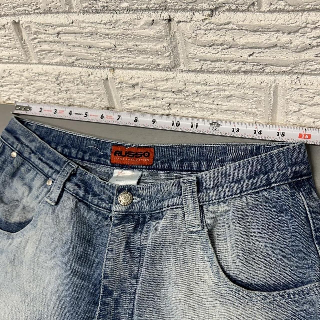 Vintage Y2K Russo Wear Baggy Faded Wide Leg Pants 32 x 30 Size US 32 / EU 48 - 4 Thumbnail