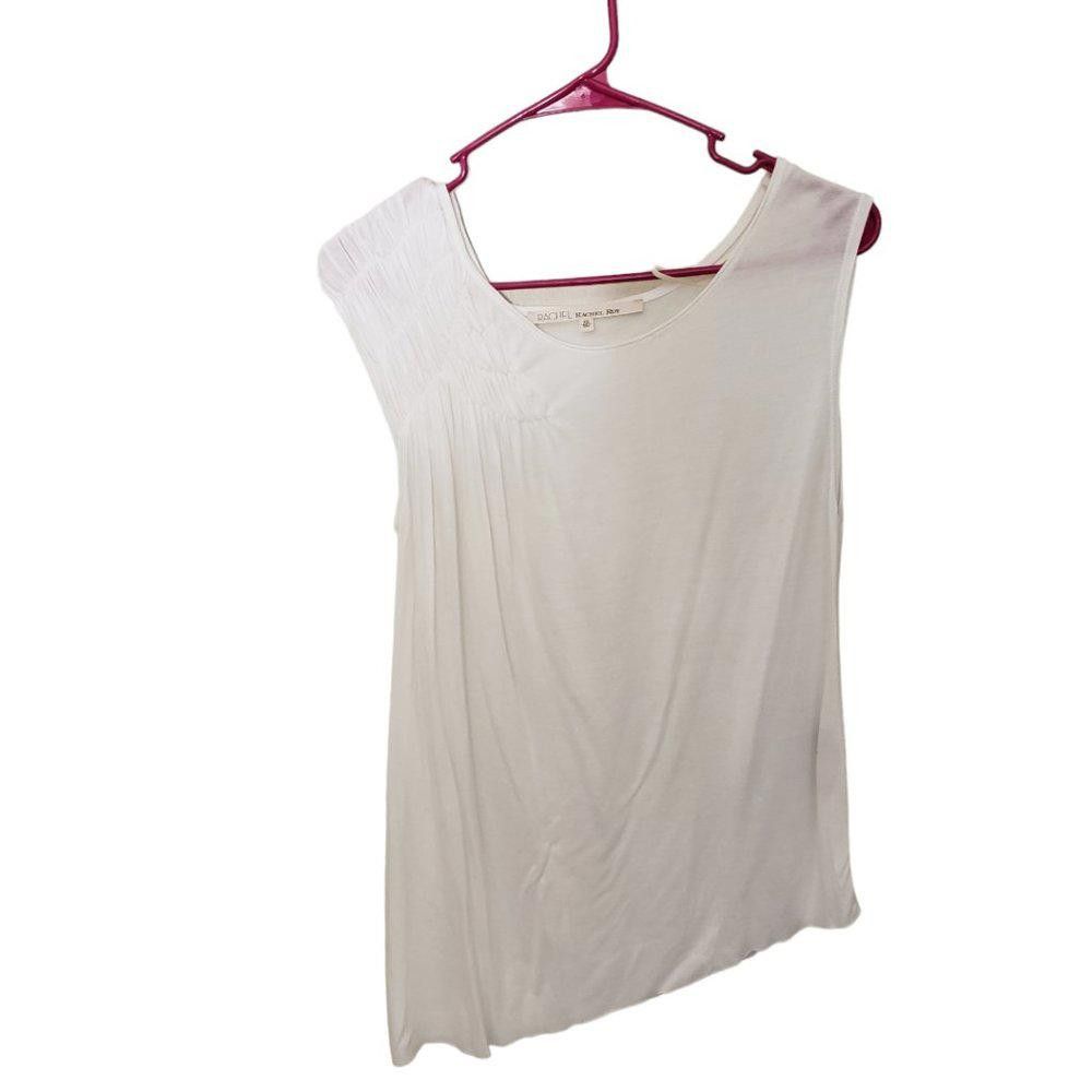 Designer CT1347 Ladies Rachel Roy XS Rauched Shoulder Angled T-shirt Size XS / US 0-2 / IT 36-38 - 1 Thumbnail