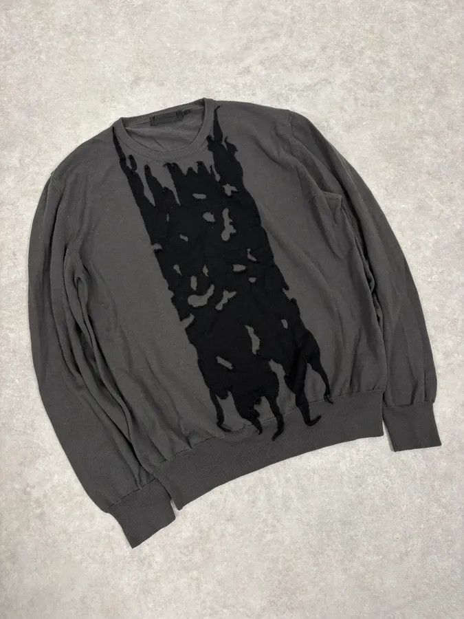 Alexander McQueen Alexander McQueen Obscur Shadow Grey Sweater Size US S / EU 44-46 / 1 - 4 Thumbnail