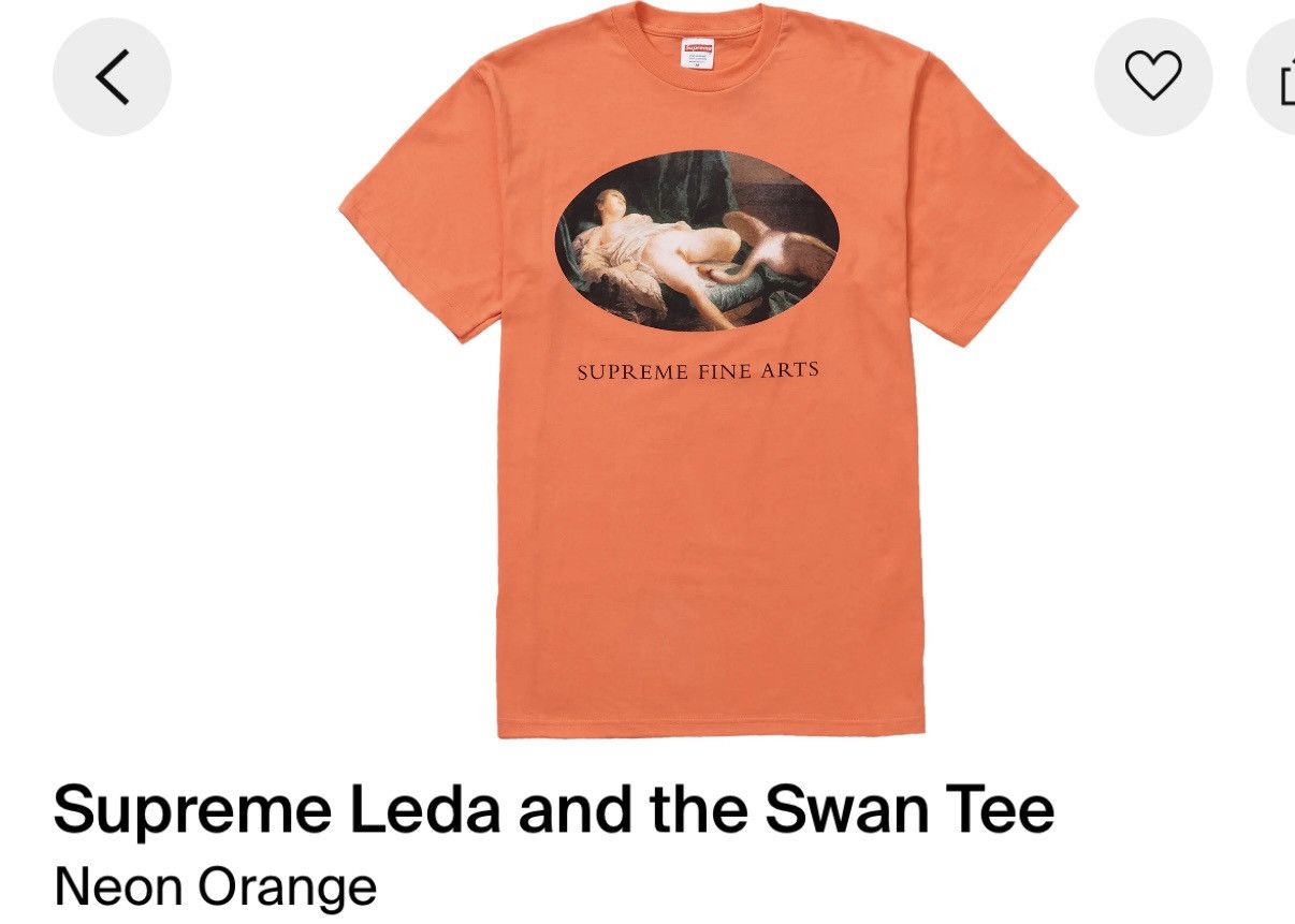 Supreme swan tee online