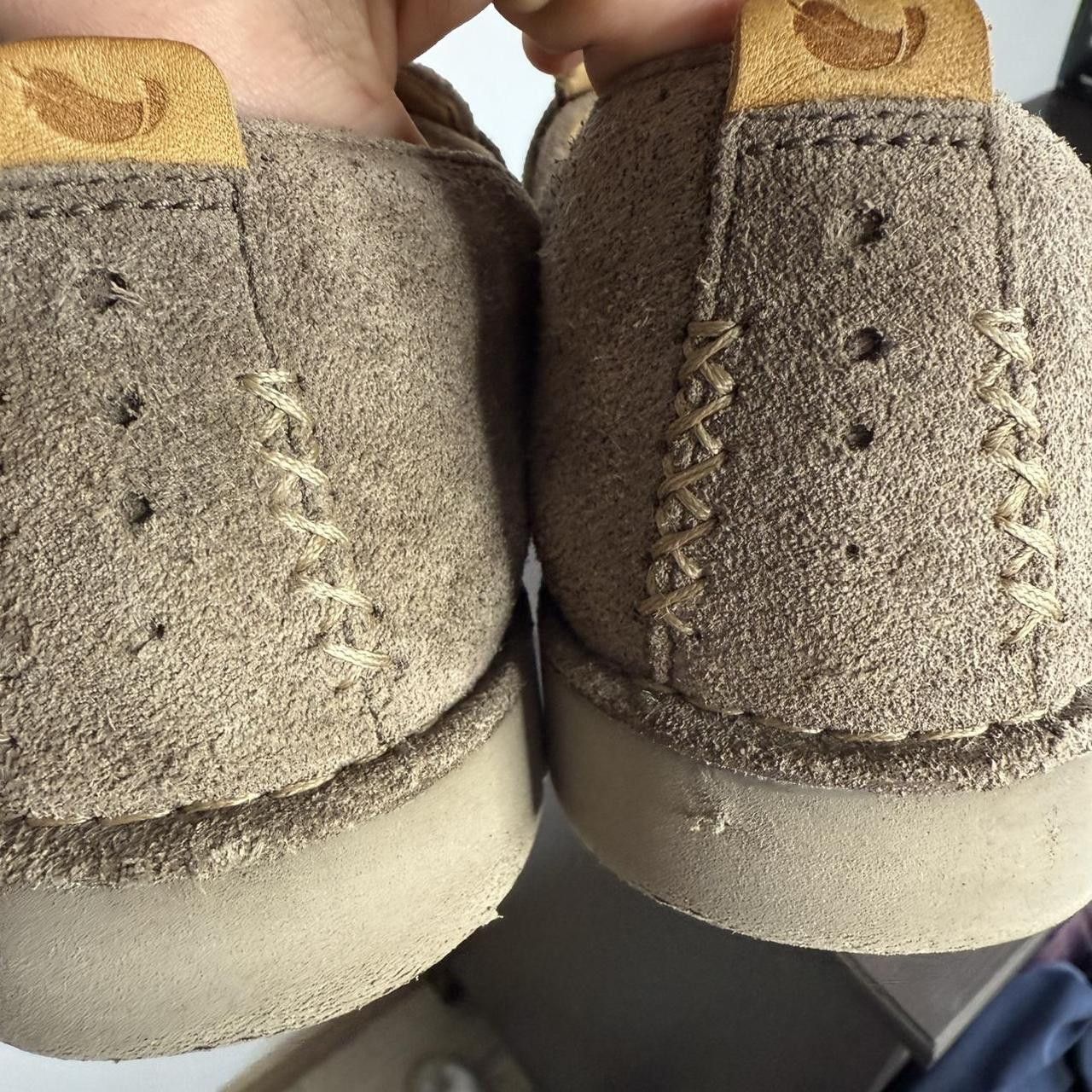 Clarks Clarks Low Top Shoes Casual Beige Brown Size US 8.5 / EU 41-42 - 4 Thumbnail