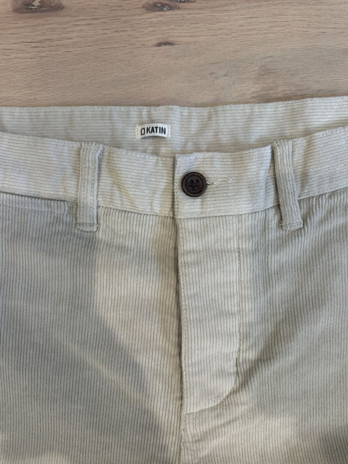 Katin Katin Corduroy Slim Fit Khaki Pants 34x31 Size US 34 / EU 50 - 3 Thumbnail