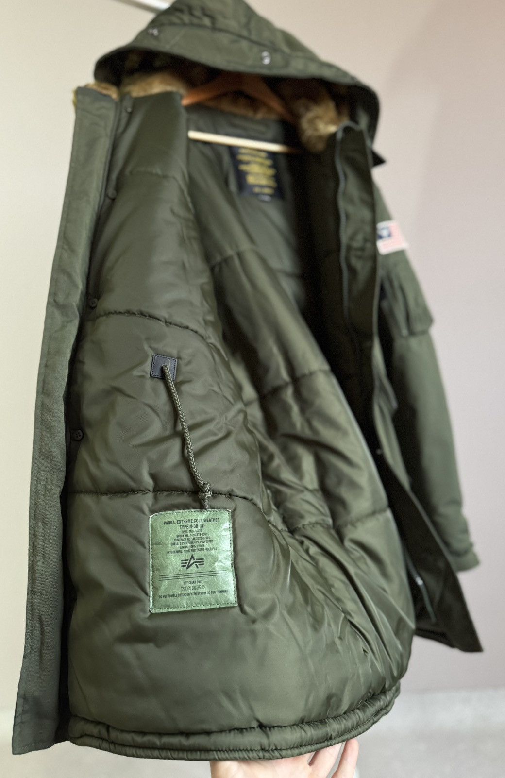 Alpha Industries Alpha Industries Parka Extreme Cold Weather Type N-3B Khaki Size US XL / EU 56 / 4 - 14 Thumbnail