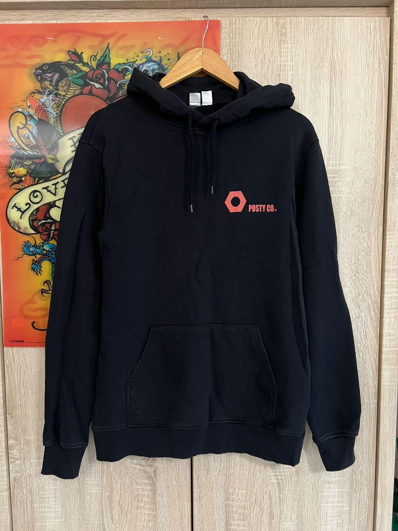 POST&CO 2019 Posty Co Post Malone H&M Black Rare Hoodie Size US S / EU 44-46 / 1 - 2 Thumbnail
