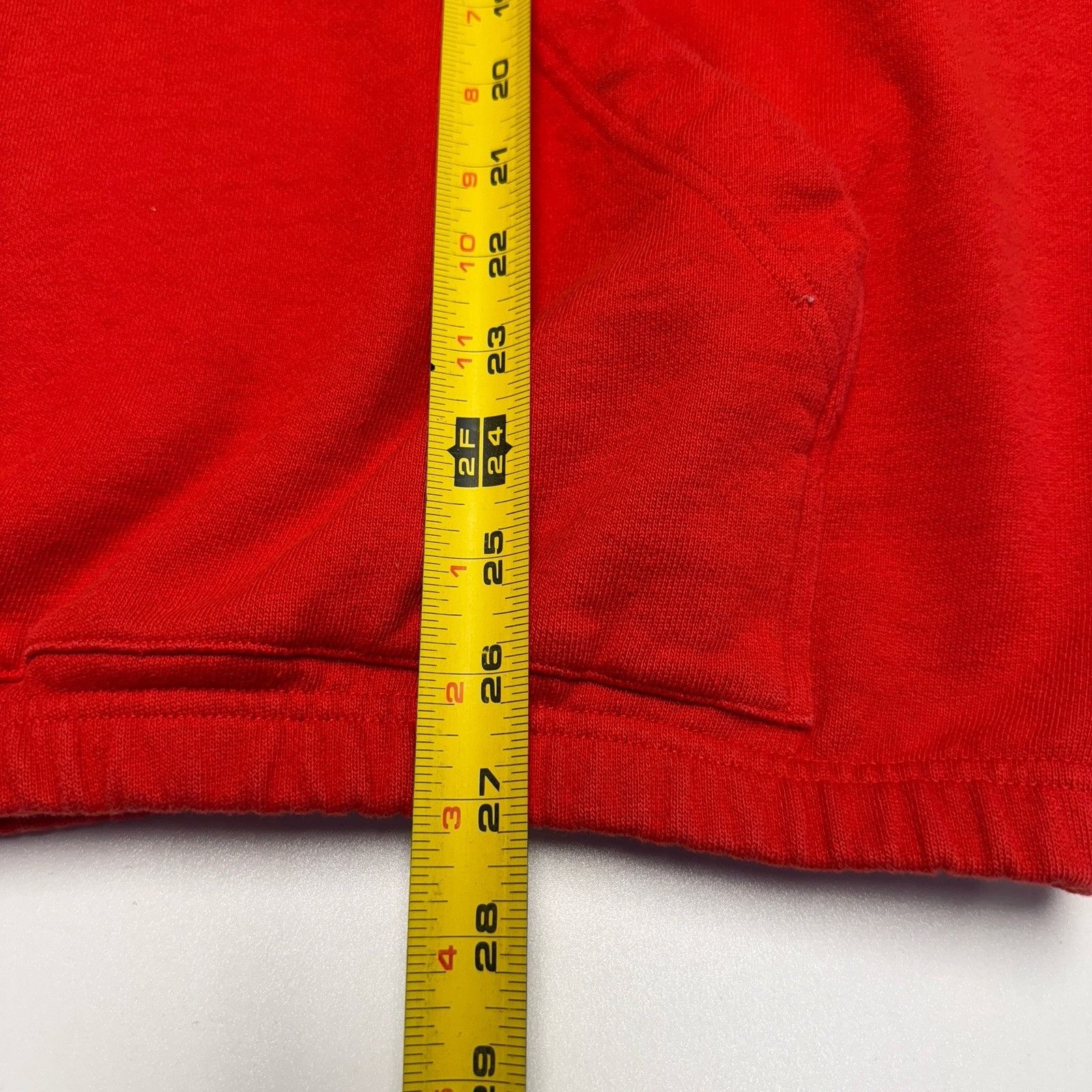 J.Crew J Crew Hoodie Sweatshirt Mens XL Red Baggy Relaxed Made in U Size US XL / EU 56 / 4 - 11 Thumbnail