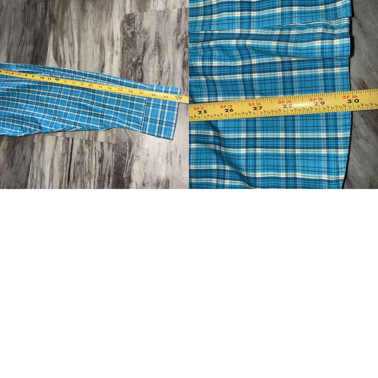 Ariat Ariat Pro Series Shirt Men’s Medium Teal Blue Plaid Button Up Western Cowboy Shirt Size US M / EU 48-50 / 2 - 9 Thumbnail