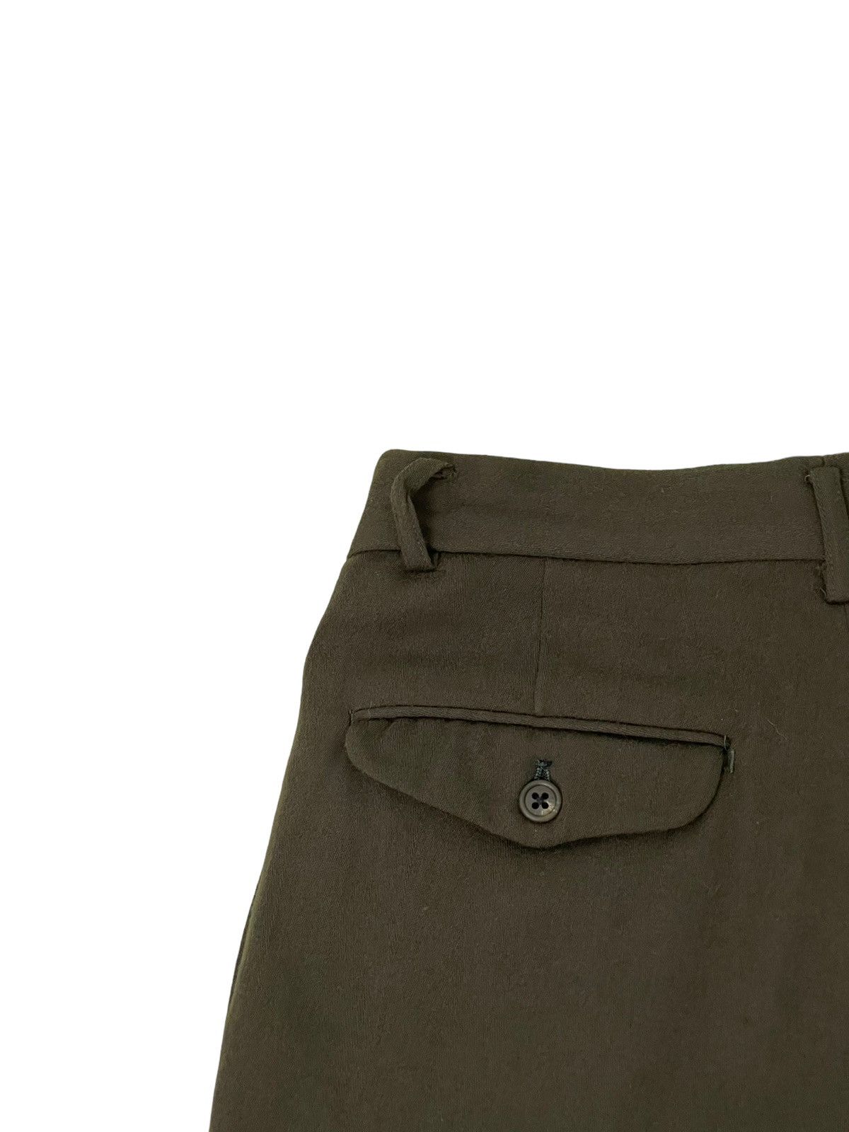 Japanese Brand Wide Baggy Tapered 90s Scoll Wool Trouser 6🟦2 Size US 28 / EU 44 - 9 Thumbnail