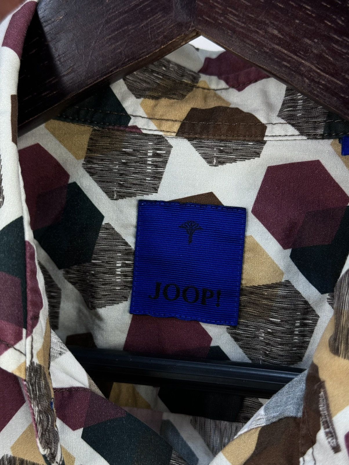 Joop! JOOP Hanjo-W Printed Geometric Long Sleeve Shirt Size US S / EU 44-46 / 1 - 11 Thumbnail