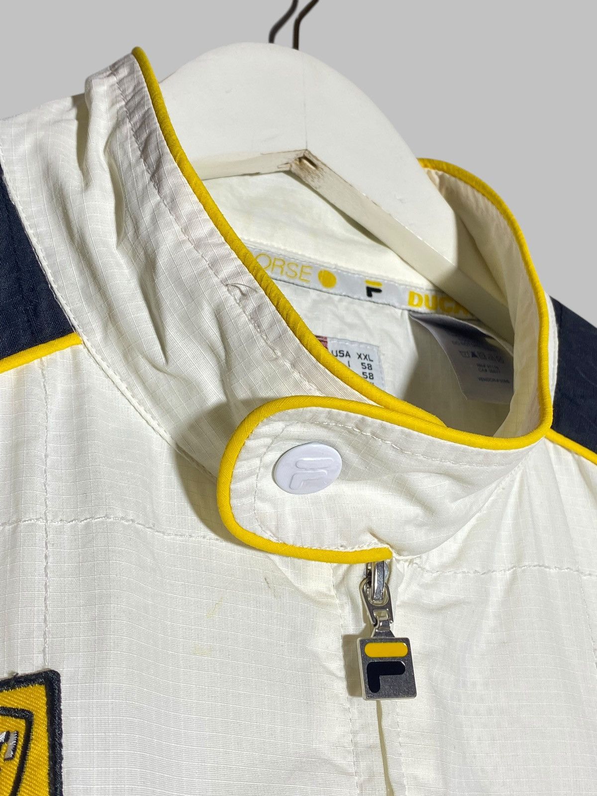 Fila Vintage Y2K Fila Ducati Force Rare Racing Moto Japan Jacket Size US XXL / EU 58 / 5 - 9 Thumbnail