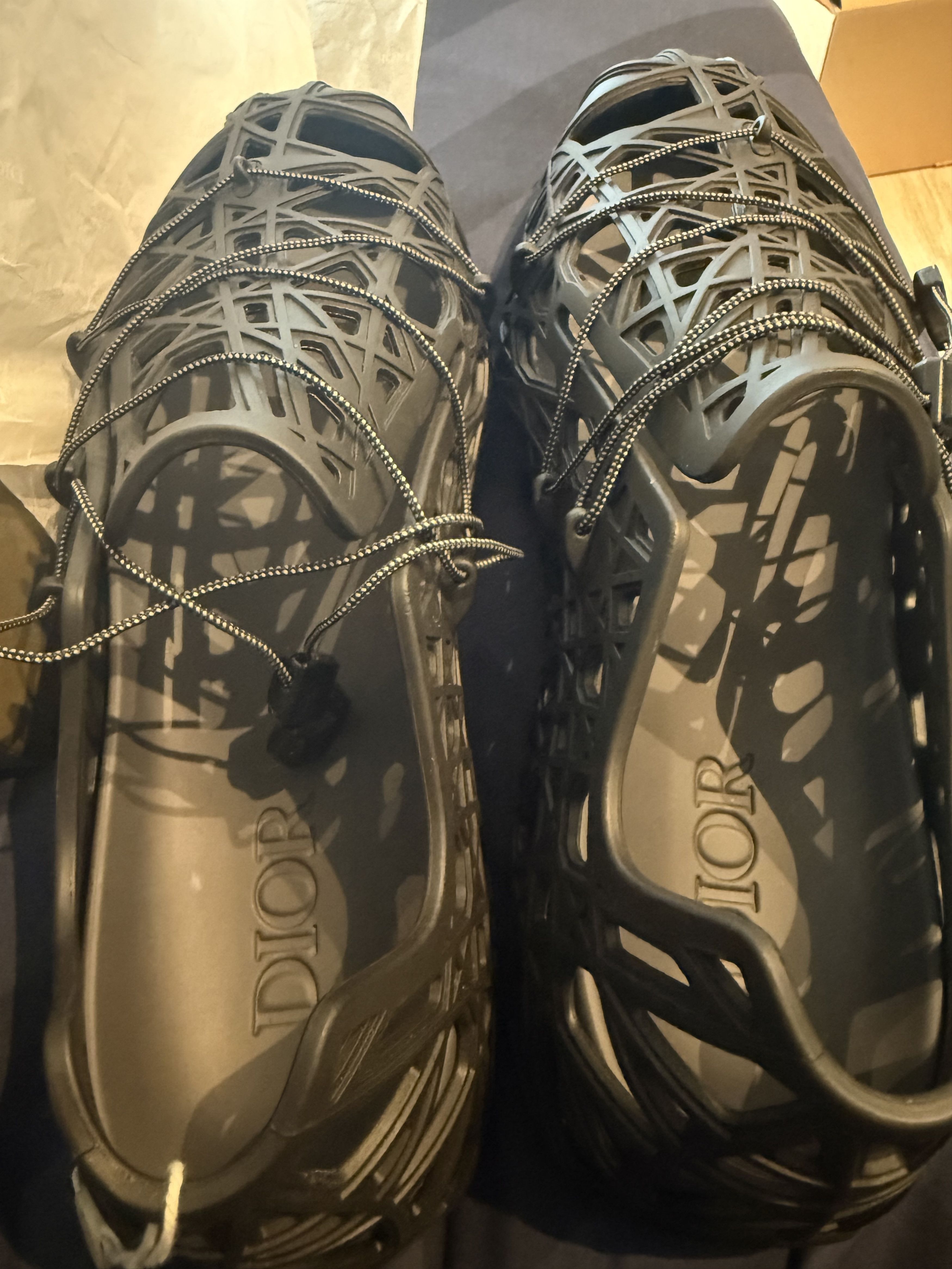 Dior Dior Warp rubber sandal trainers Size US 10 / EU 43 - 8 Thumbnail