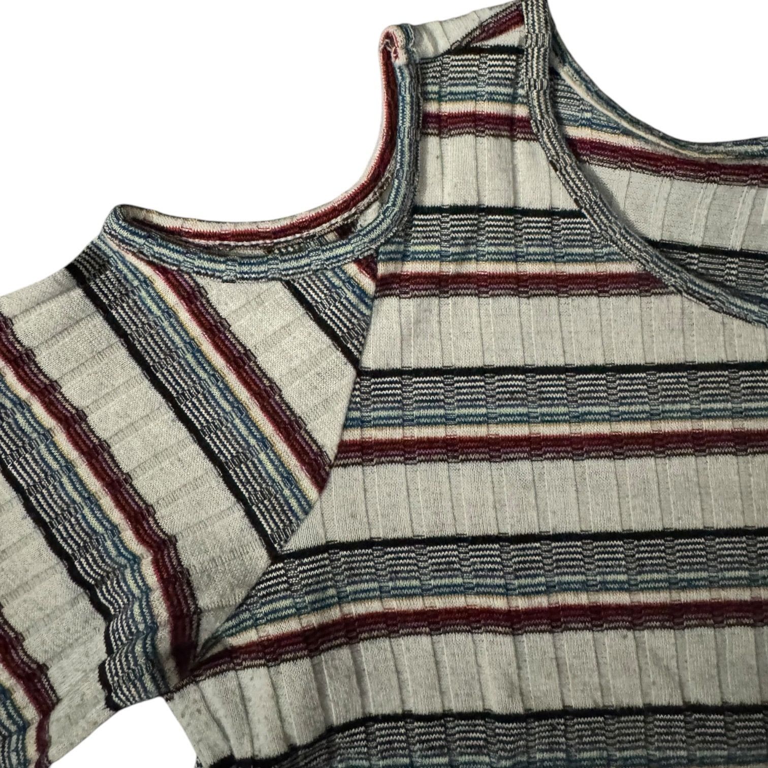 Epic Threads Epic Threads Juniors Red Blue Black Shirt Shoulder Cutout XL Size XL / US 12-14 / IT 48-50 - 4 Thumbnail