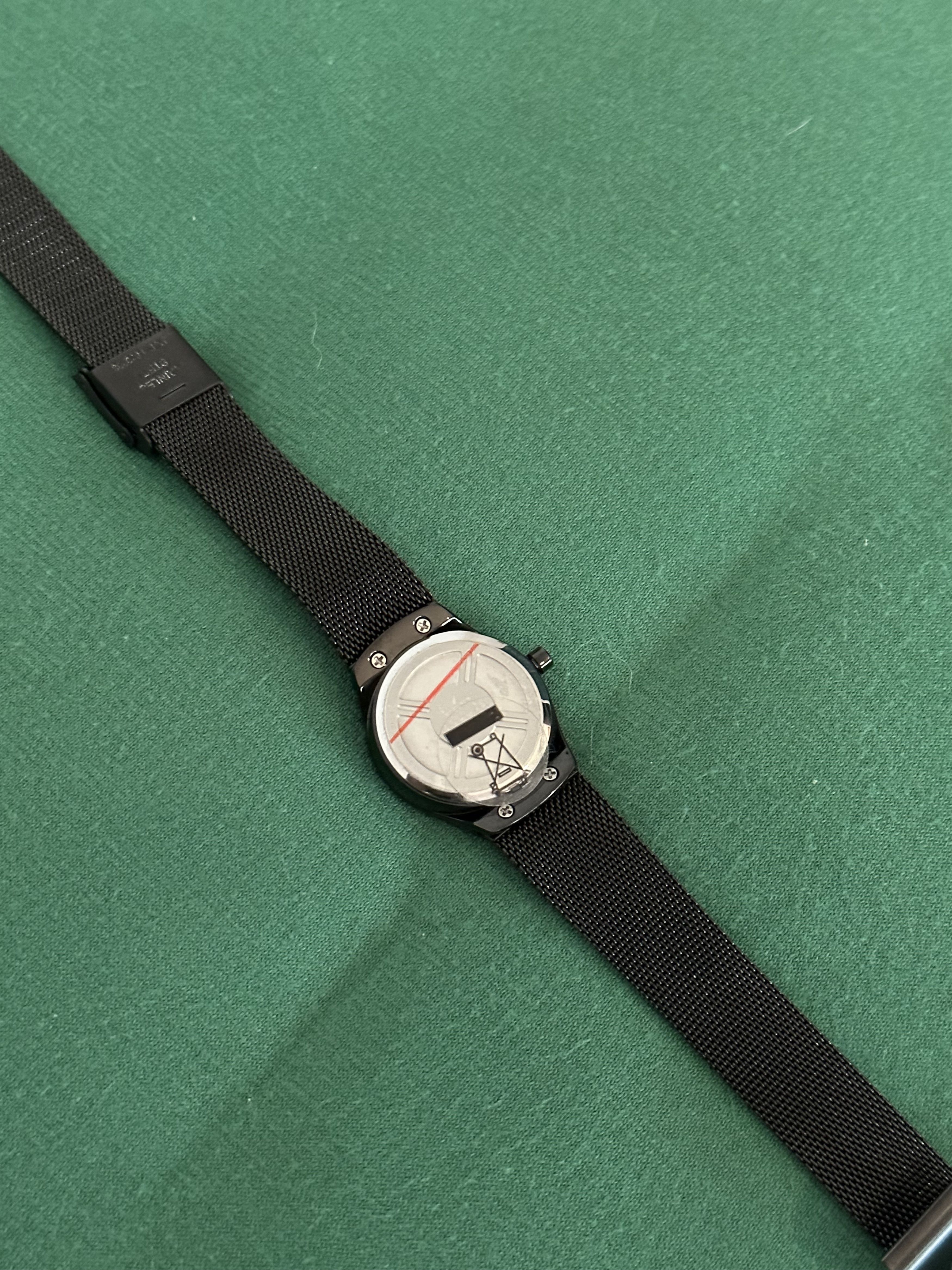 Skagen Skagen Black Dial Titanium Stainless Steel Mesh Watch Size ONE SIZE - 4 Thumbnail