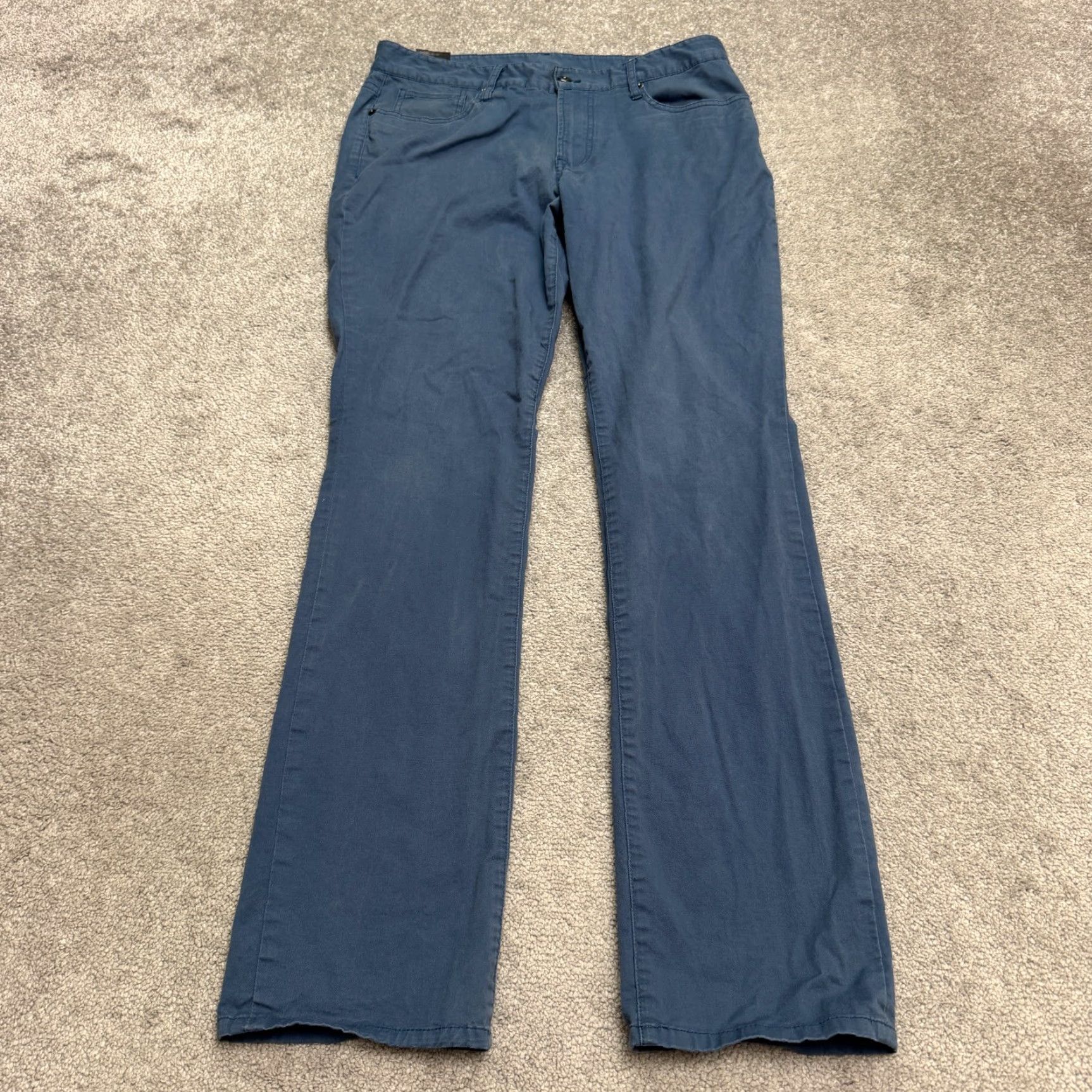Vintage Frank & Oak The Baldwin Chino Pants Mens 32x34 Blue Straight Leg Cotton Classic Size US 32 / EU 48 - 2 Thumbnail