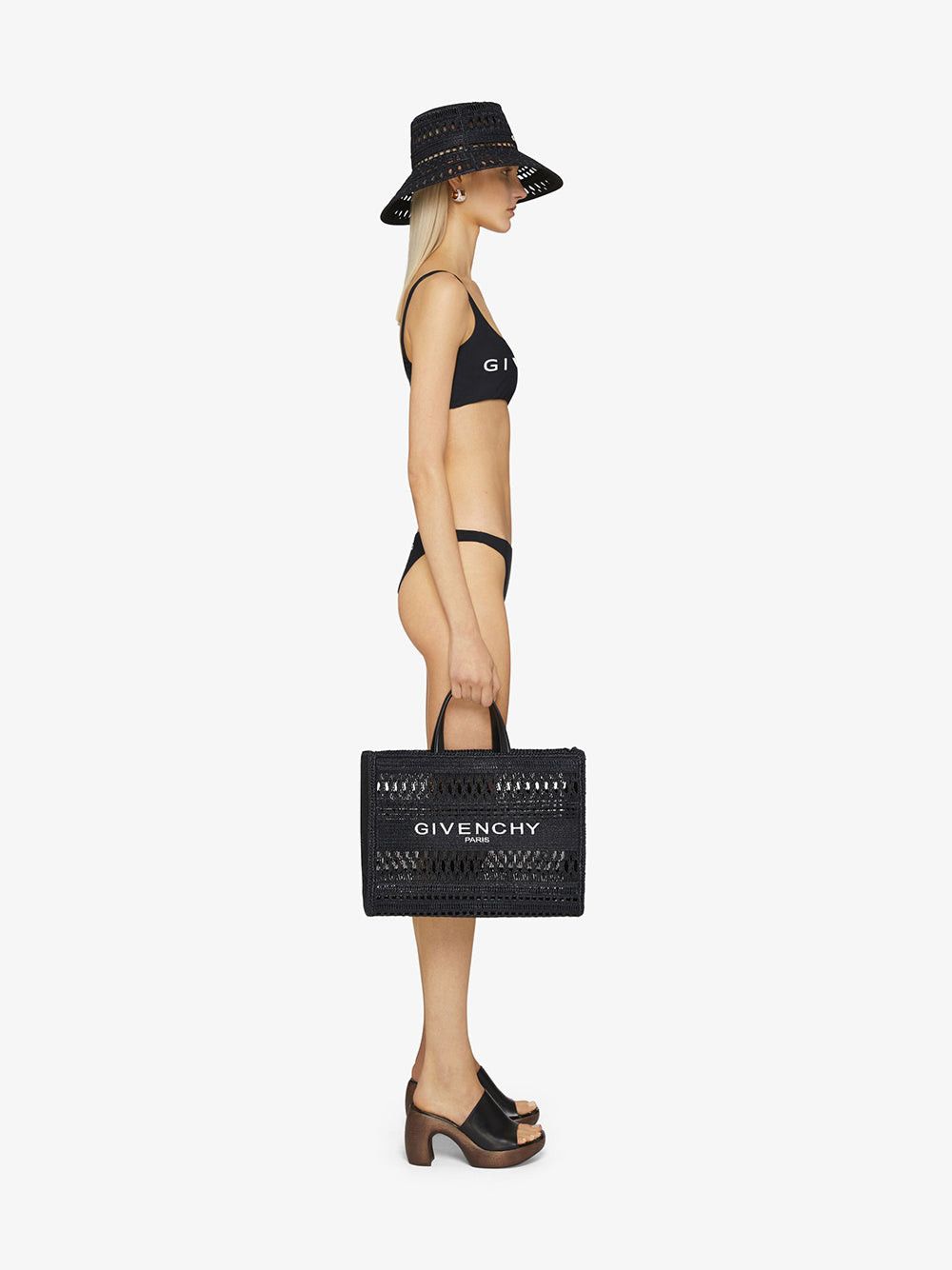 Givenchy o1w1db10825 Size: M / One Shoulder Bikini Bra Black/White Size ONE SIZE - 3 Thumbnail