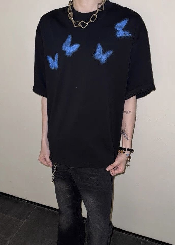 Japanese Brand × Vintage Retro punk goth butterfly t-shirt cityboy Size US XL / EU 56 / 4 - 3 Thumbnail