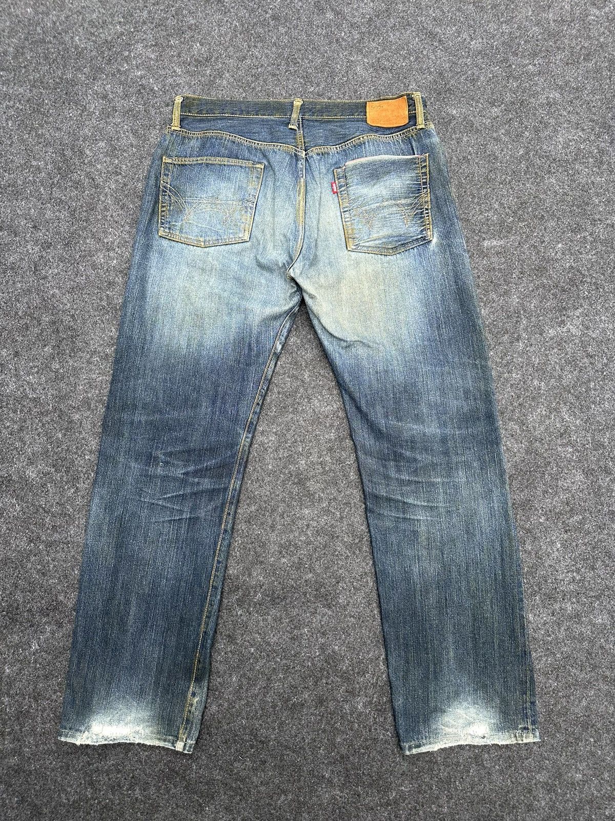 Edwin Vintage Edwin 505s Selvedge Dirty Style Denim 36x32 D66 Size US 36 / EU 52 - 3 Thumbnail
