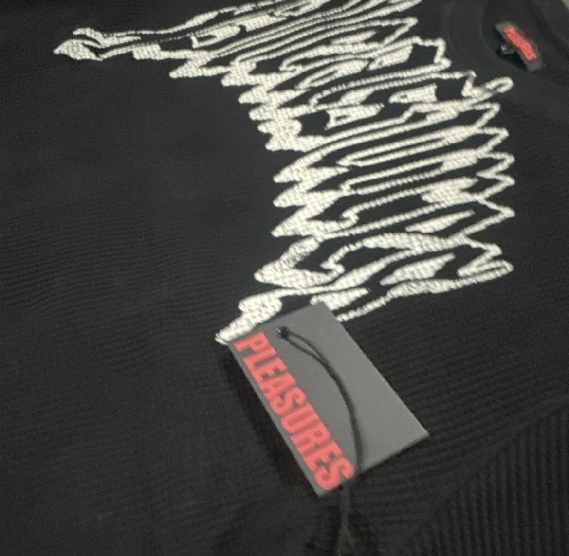 Pleasures PLEASURES Twitch Waffle Shirt - Black Size Large Size US L / EU 52-54 / 3 - 9 Thumbnail