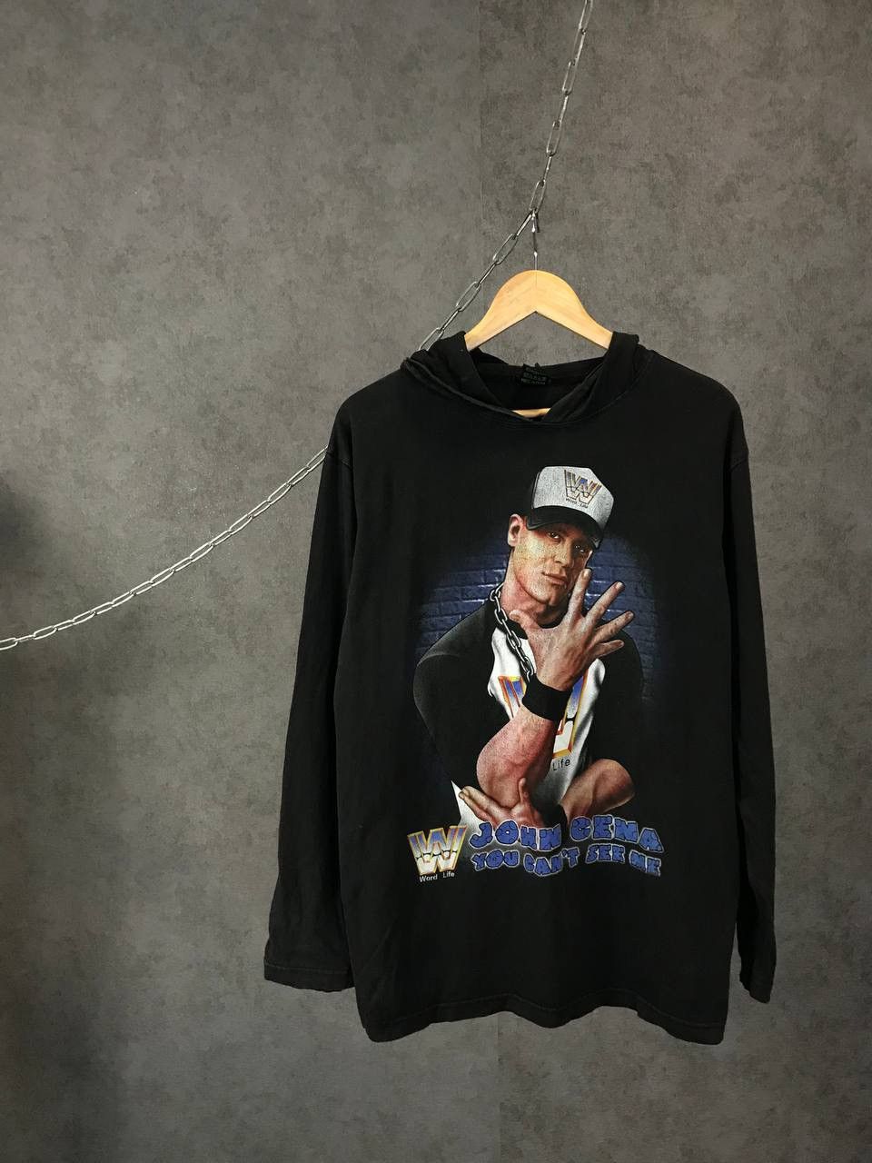 WWE John Cena vintage WWE WWF hoodie Size US L / EU 52-54 / 3 - 1 Thumbnail