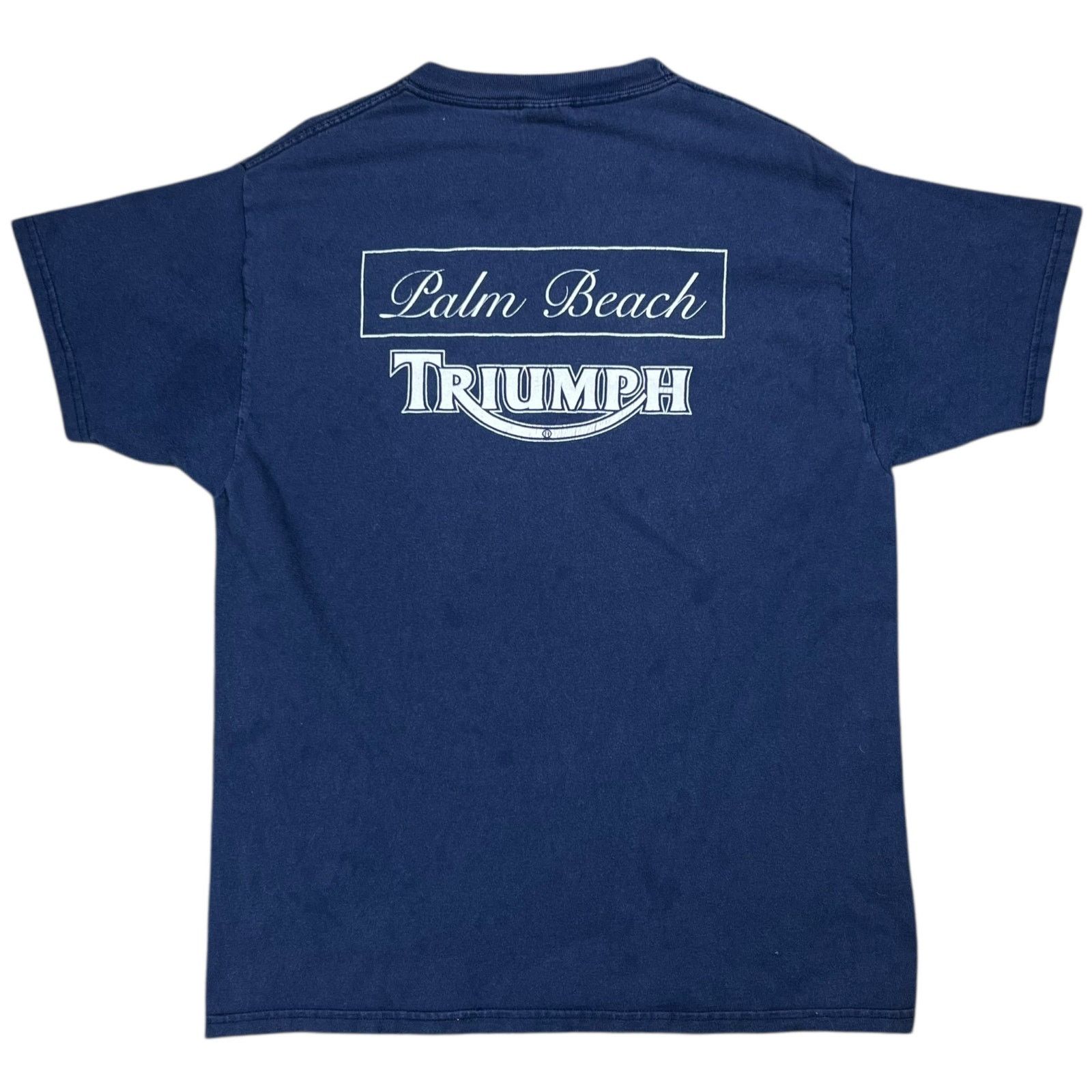 Hanes × Vintage Vintage 90s Triumph Legendary Motorycles faded biker tee (L) Size US L / EU 52-54 / 3 - 8 Thumbnail
