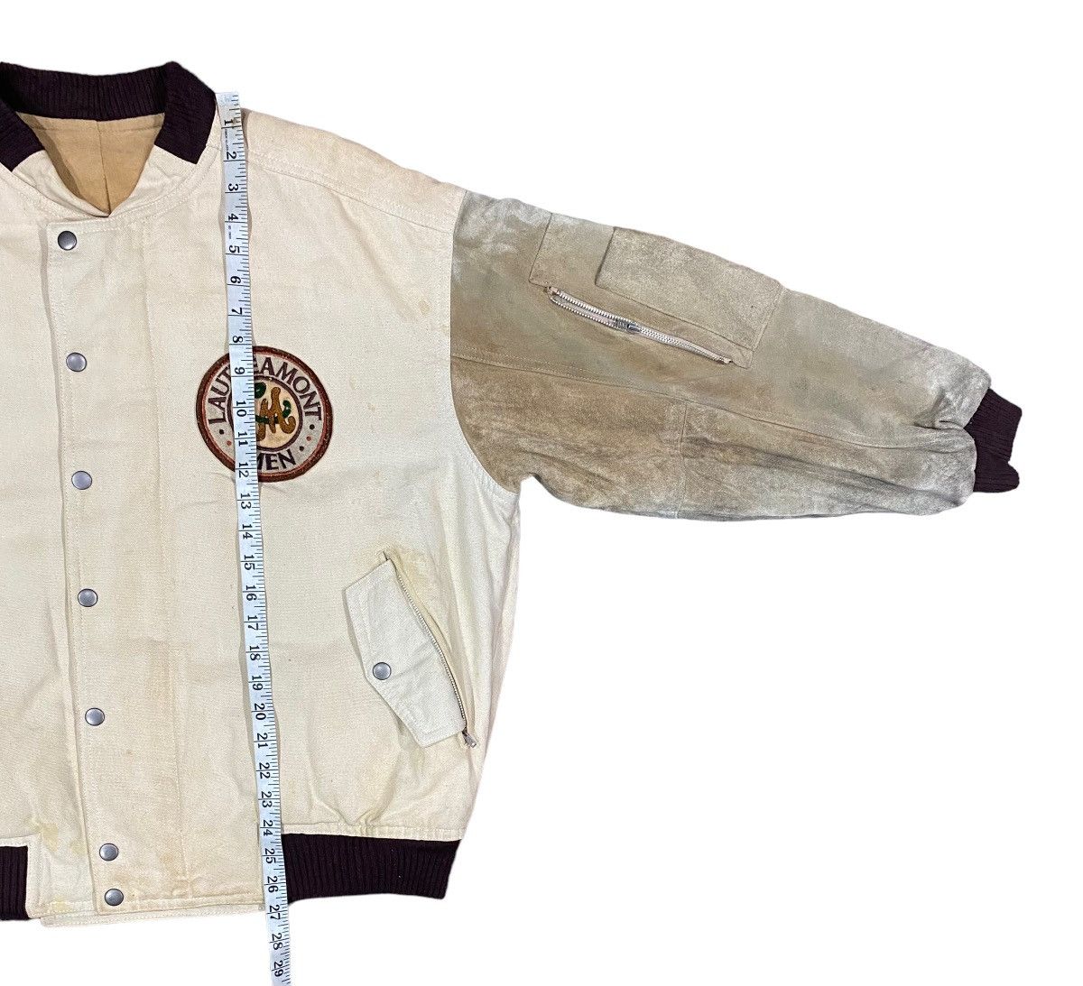 Vintage Vintage Lautremont Varsity Leather (M) Size US M / EU 48-50 / 2 - 12 Thumbnail