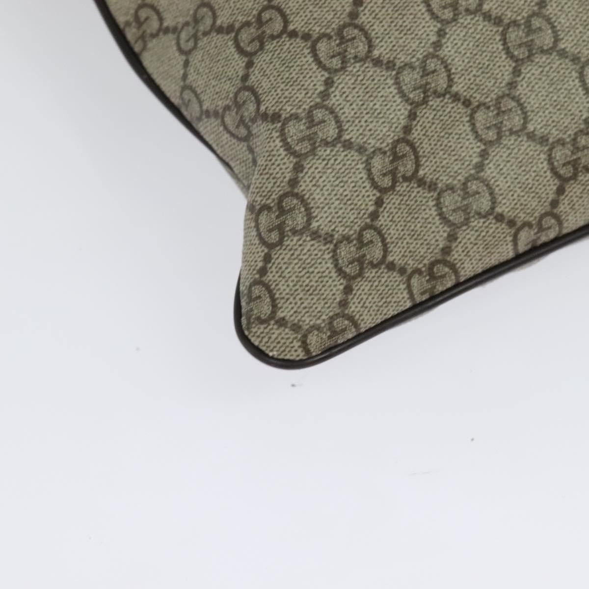 Gucci GUCCI GG Supreme Shoulder Bag Pvc Leather Beige Silver Size ONE SIZE - 12 Thumbnail