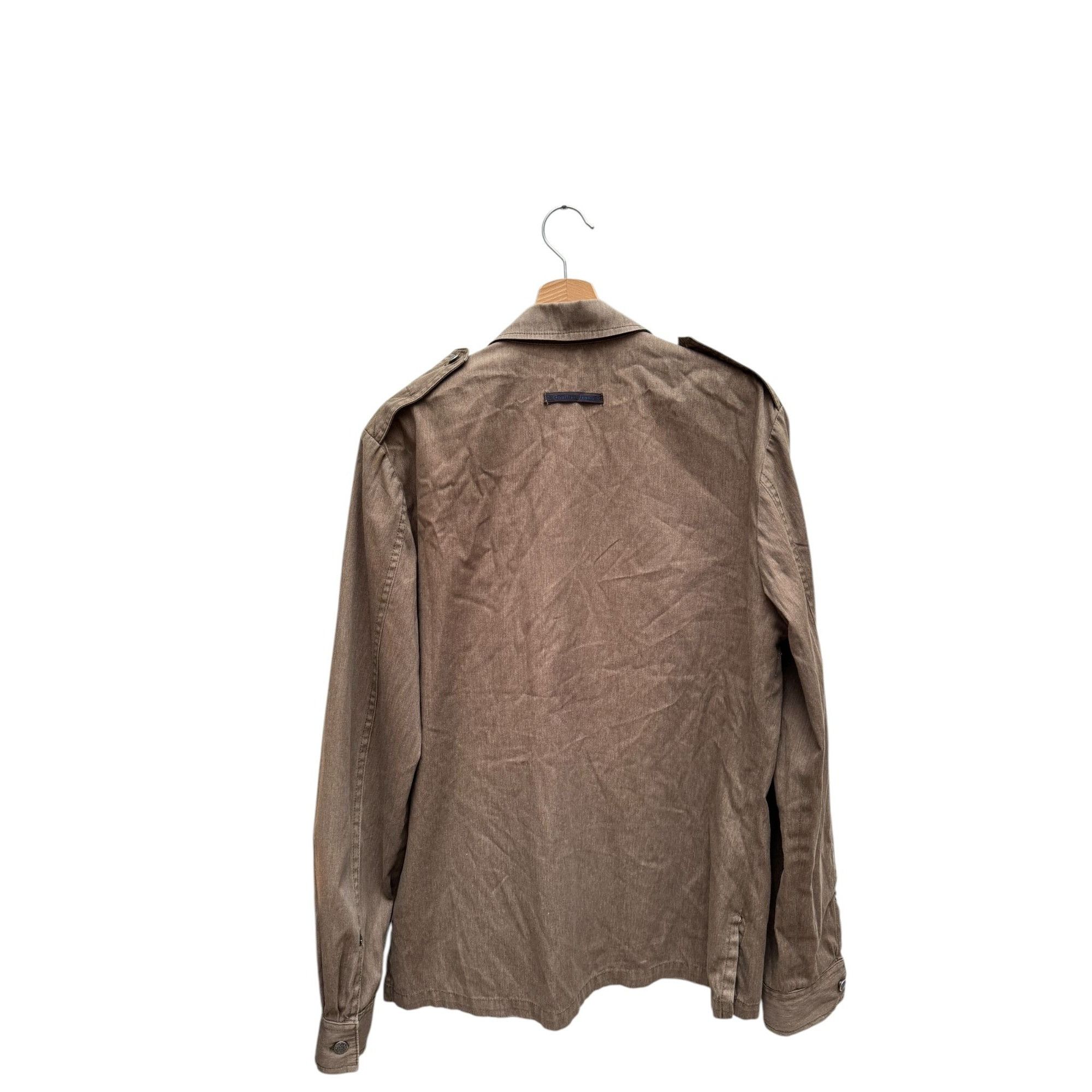 Jean Paul Gaultier Vintage Brown Cotton Western shirt Size US L / EU 52-54 / 3 - 4 Thumbnail