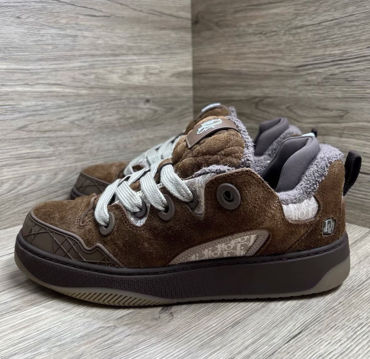 Dior Dior x ERL B9S Brown Bumper Sneakers J41 Size US 8 / EU 41 - 1 Thumbnail