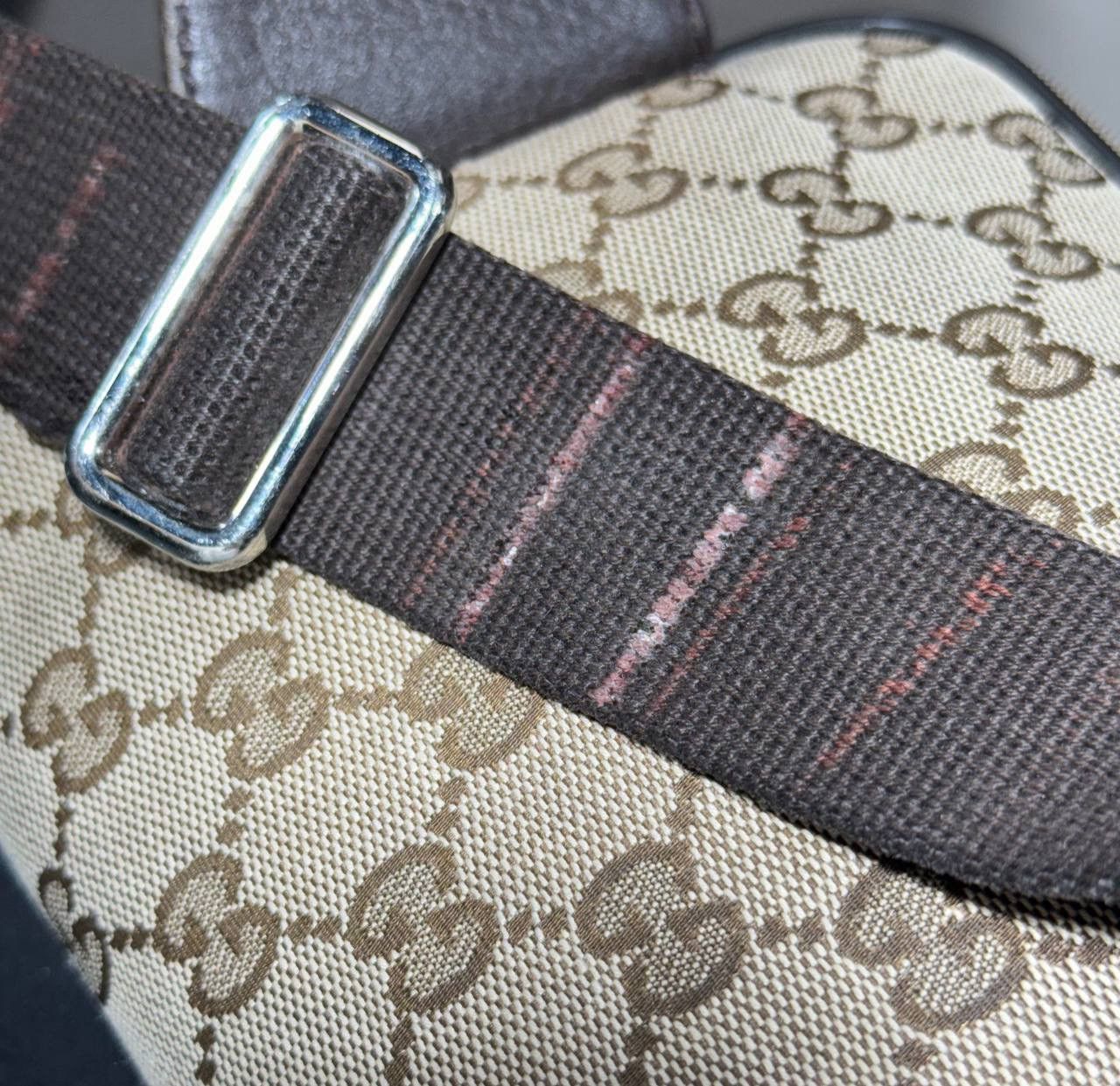 Gucci Gucci Belt Bag Fanny Pack GG Waist Brown Beige Canvas Clutch Size ONE SIZE - 7 Thumbnail