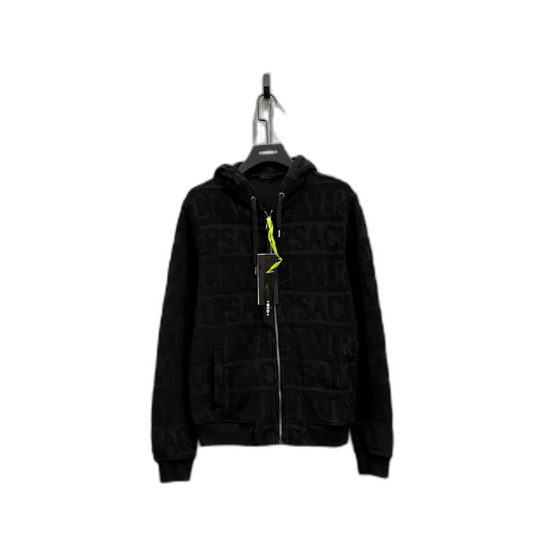 Versace Versace Logo Zip-Up Hooded Sweatshirt Size US L / EU 52-54 / 3 - 1 Thumbnail