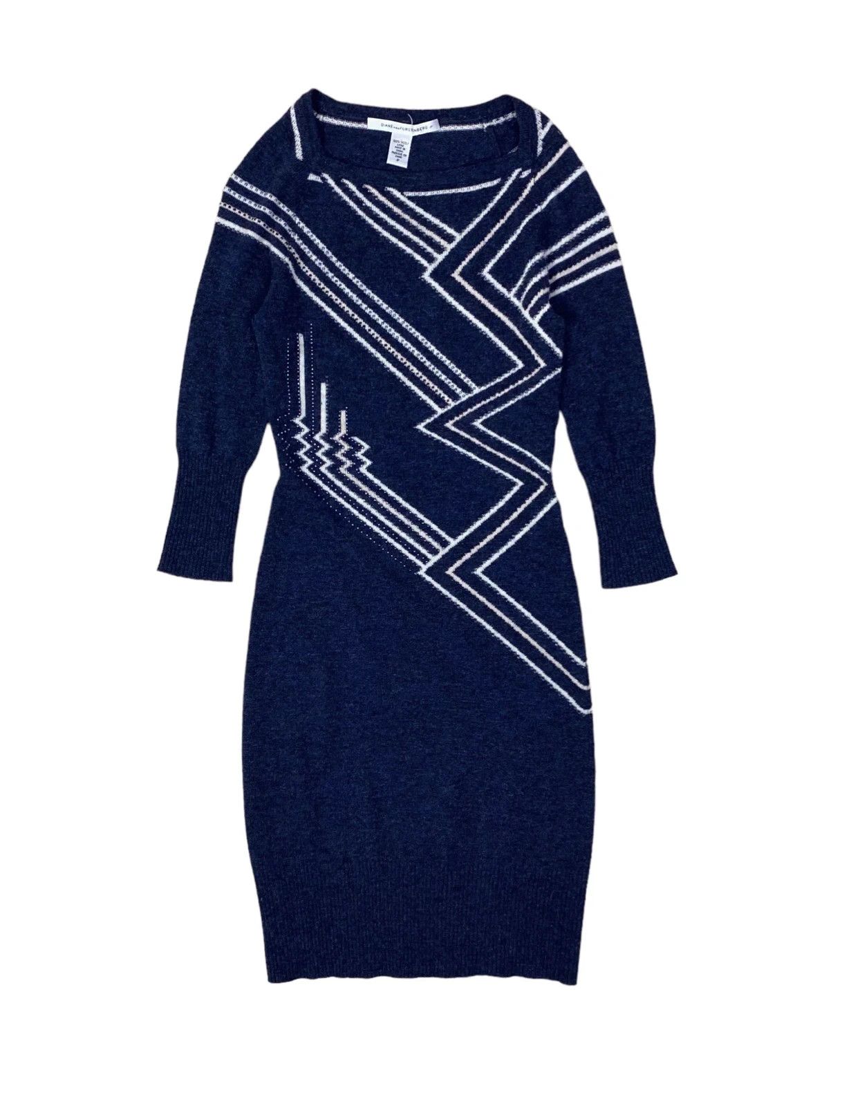 Diane von Furstenberg Diane Von Furstenberg Lana Wool Dress Bodycon Midi size S Size S / US 4 / IT 40 - 7 Thumbnail