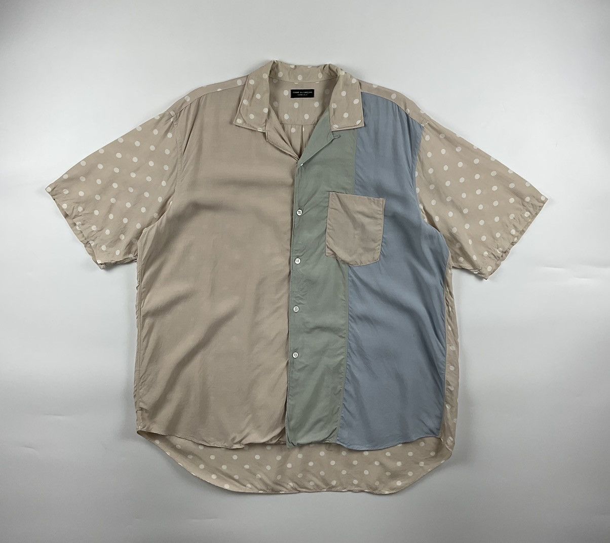 Comme des Garcons Homme Plus Comme des Garcons Homme Plus SS89 Multicolor Polka Dot Shirt Size US XL / EU 56 / 4 - 3 Thumbnail