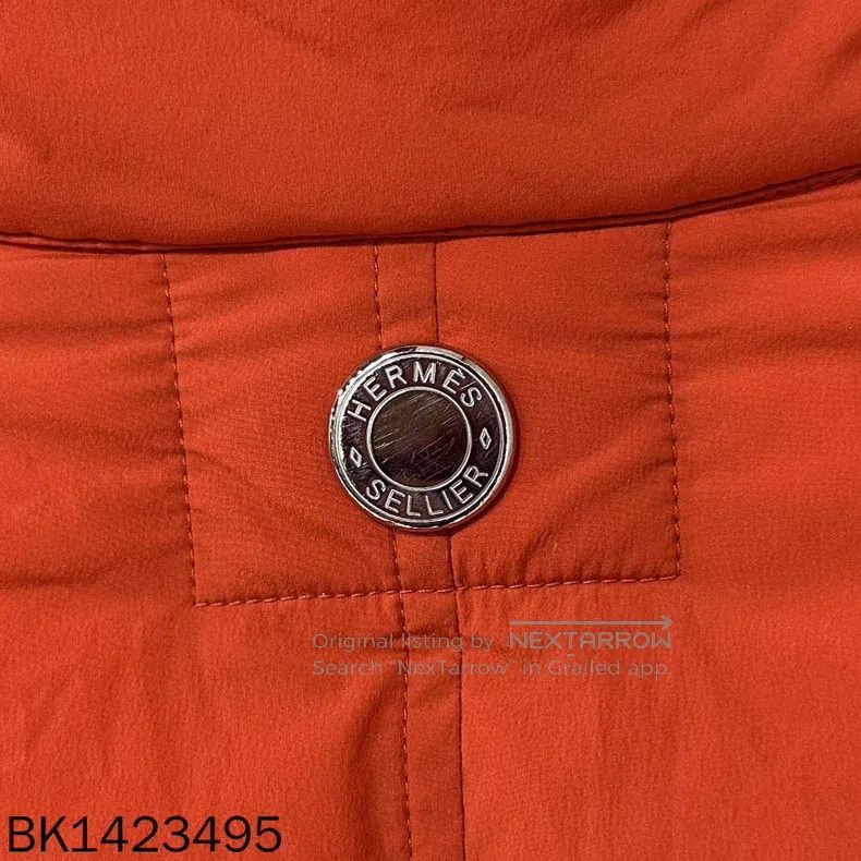 Hermes Hermes Classic Hermes orange down jacket Size L / US 10 / IT 46 - 5 Thumbnail