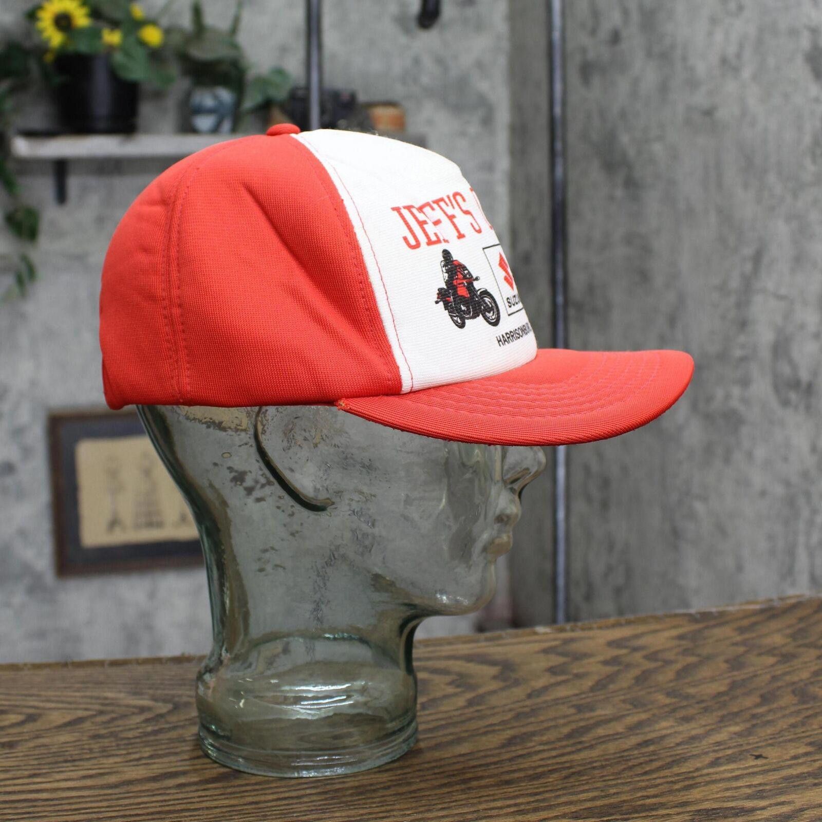 Designer Mens Virginia Vintage All Foam Trucker Hat Red / White OS Size ONE SIZE - 3 Thumbnail