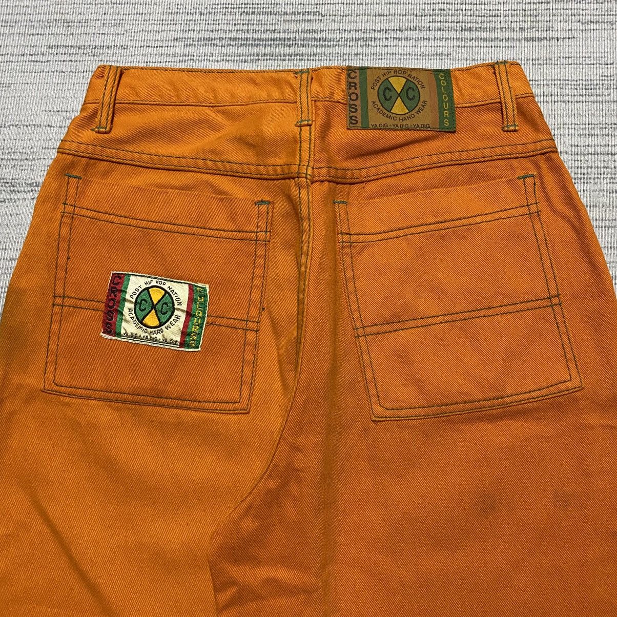 Cross Colours Vintage Cross Colours Orange Baggy Jeans Size US 27 - 2 Thumbnail