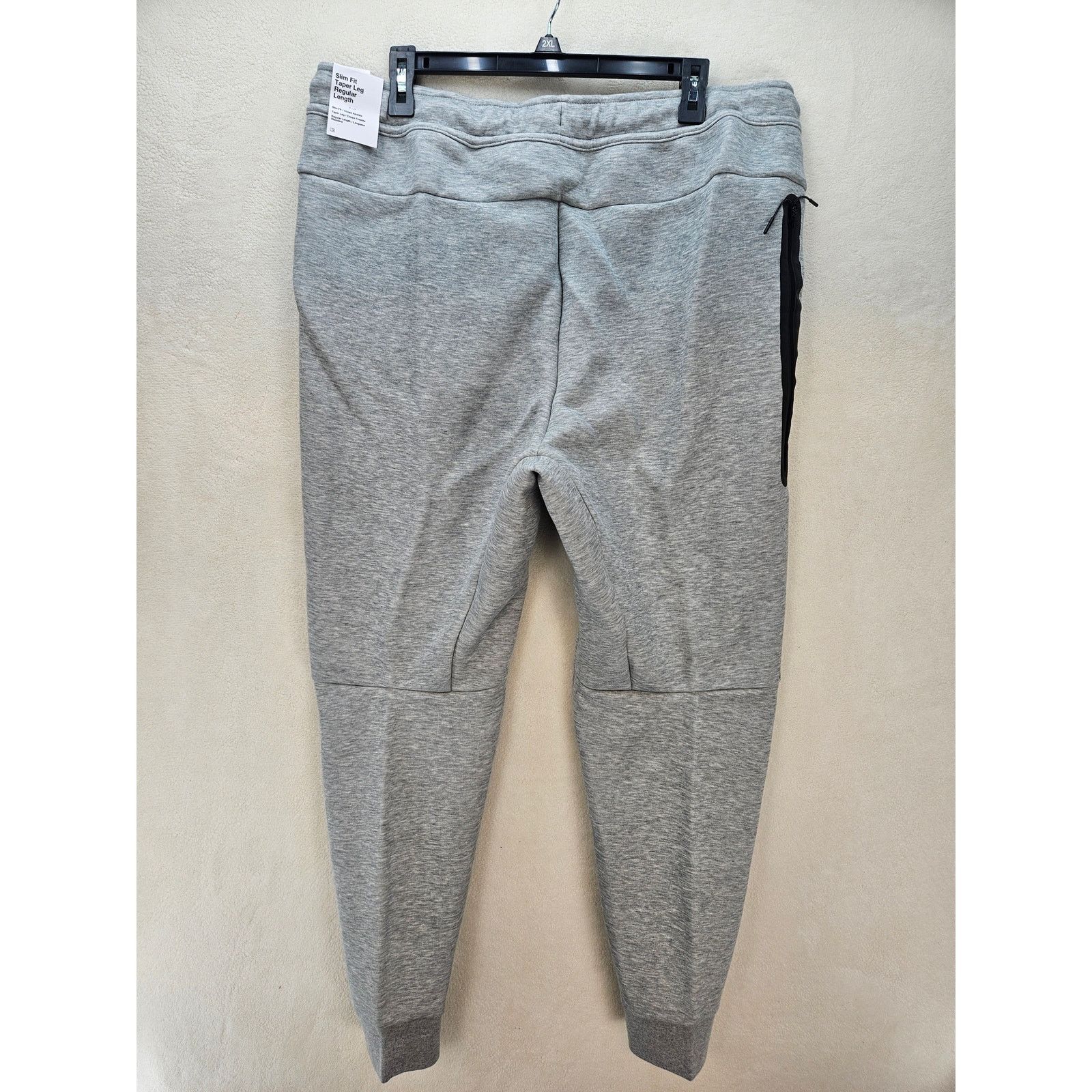 Nike NIKE MEN'S XL TECH FLEECE JOGGER HEATHER GREY HV0953-063 Size US 34 / EU 50 - 6 Thumbnail