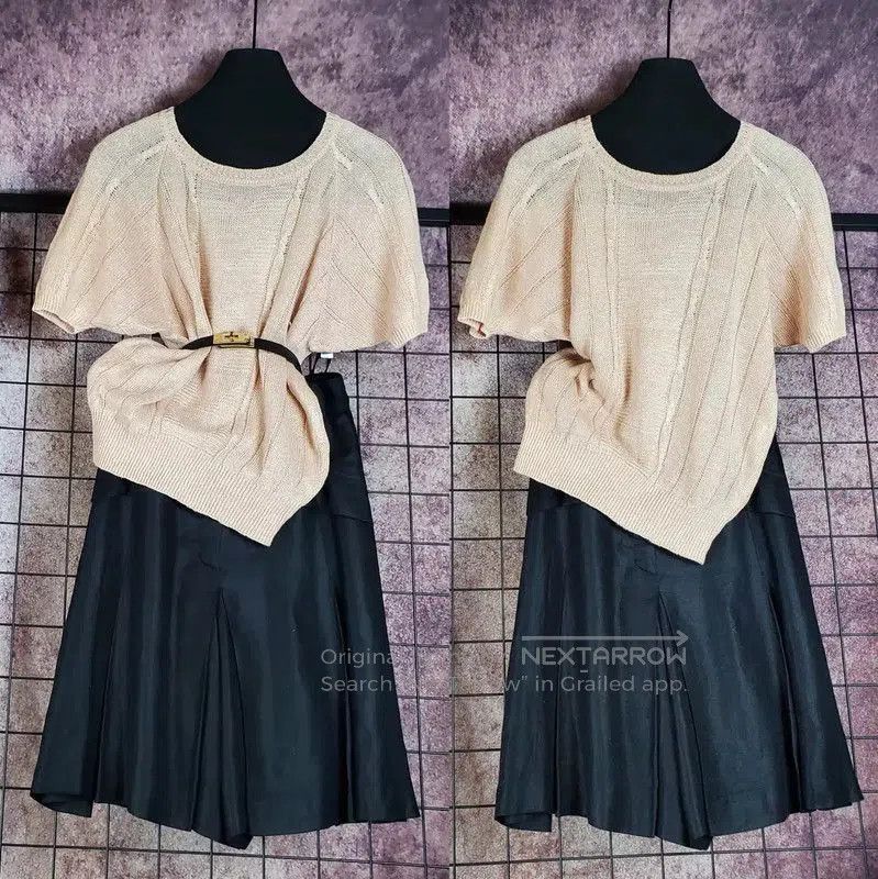 Burberry Burberry Summer Pink Knit Short Sleeve Top. Size M / US 6-8 / IT 42-44 - 2 Thumbnail