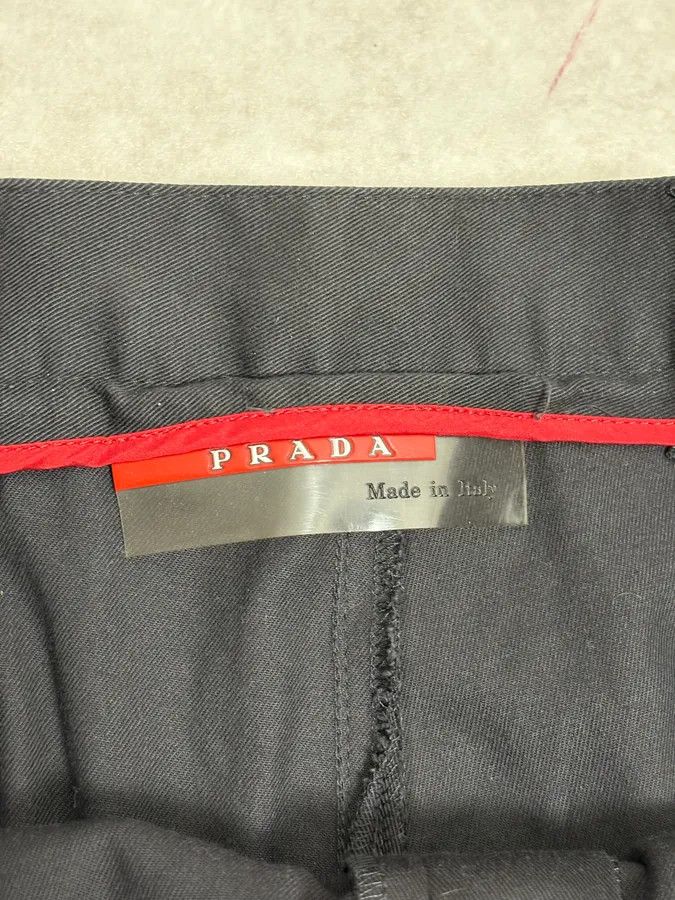 Prada 2000s Prada Black Minimalist Classy Pants Size US 32 / EU 48 - 9 Thumbnail