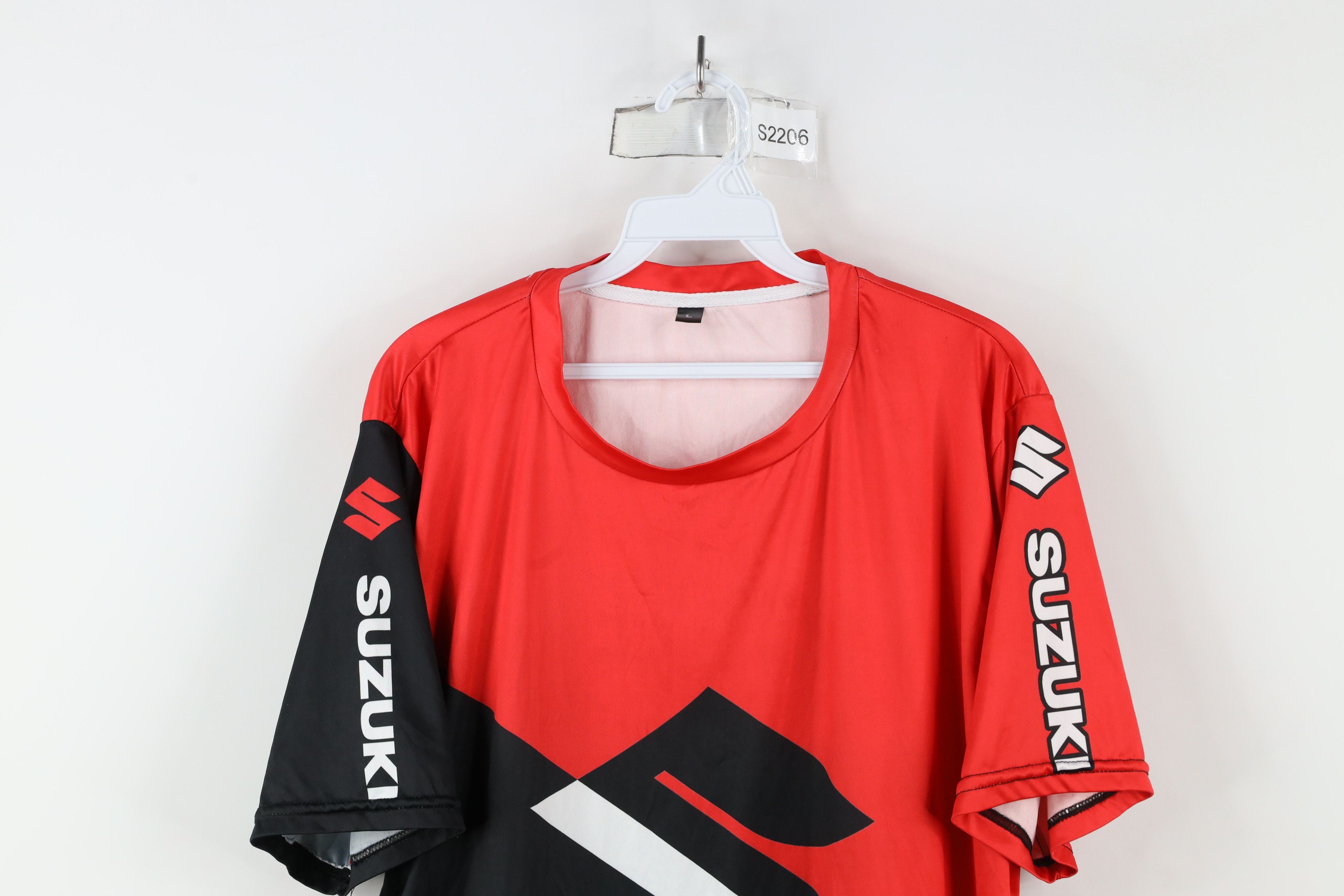 Vintage Vintage Suzuki Racing Spell All Over Print Jersey T-Shirt Size US L / EU 52-54 / 3 - 2 Thumbnail