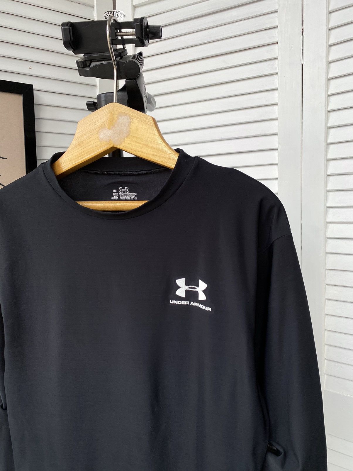 Under Armour × Vintage Vintage Under Armour Compression Running Long Sleeve Size US L / EU 52-54 / 3 - 5 Thumbnail