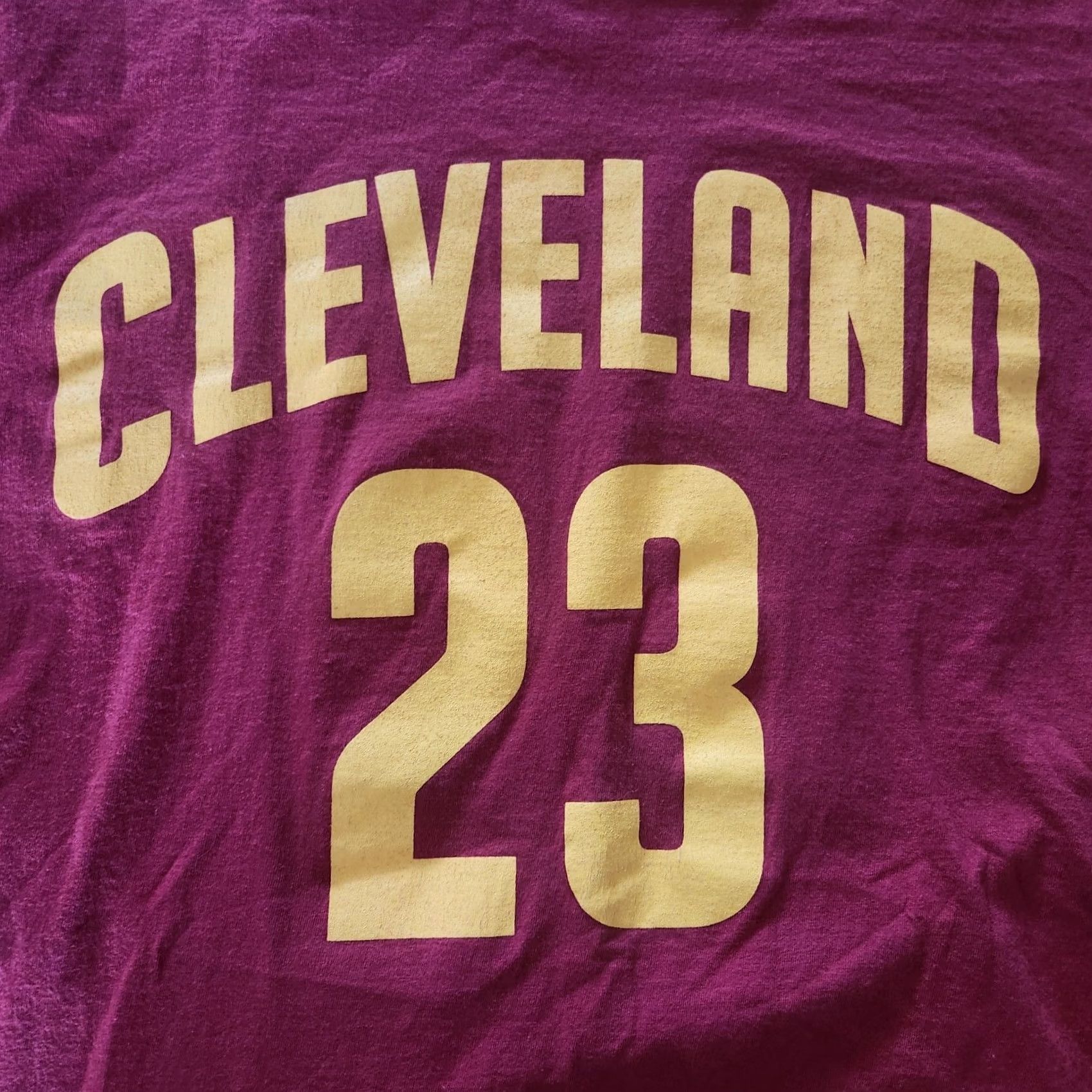 Adidas adidas Shirt Mens L Red Lebron James Cleveland Cavs Jersey Tee Wine Size US L / EU 52-54 / 3 - 2 Thumbnail