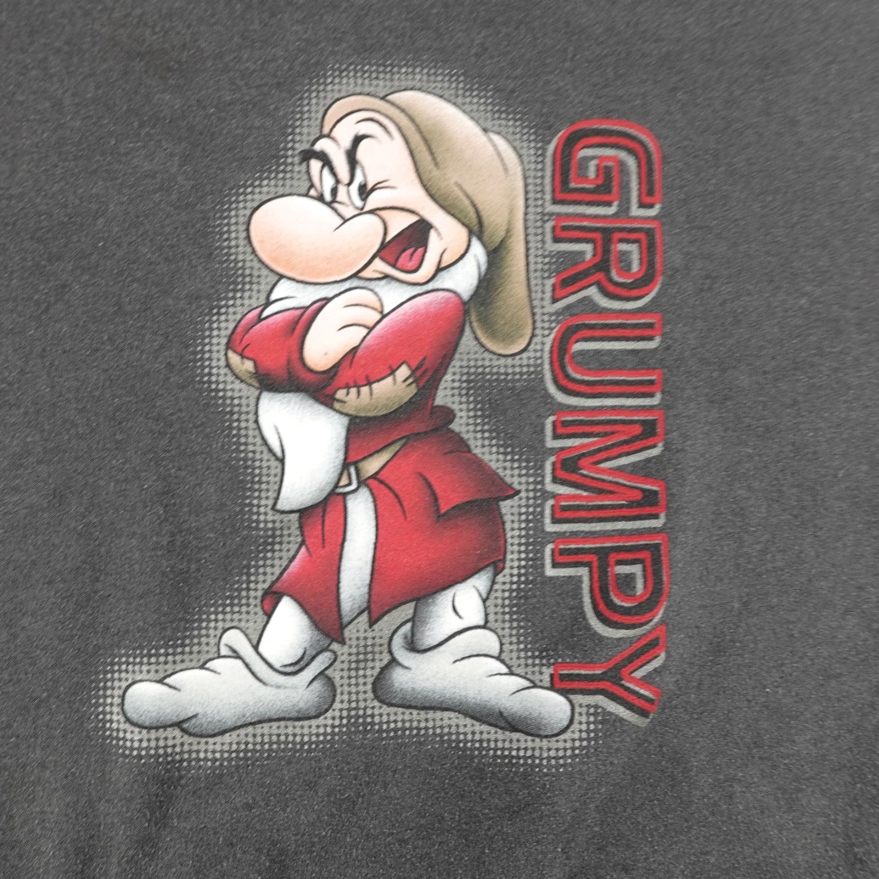 Disney VINTAGE Disney Sweatshirt Mens Medium Gray Grumpy Seven Dwarves Pullover Sweater Size US M / EU 48-50 / 2 - 2 Thumbnail