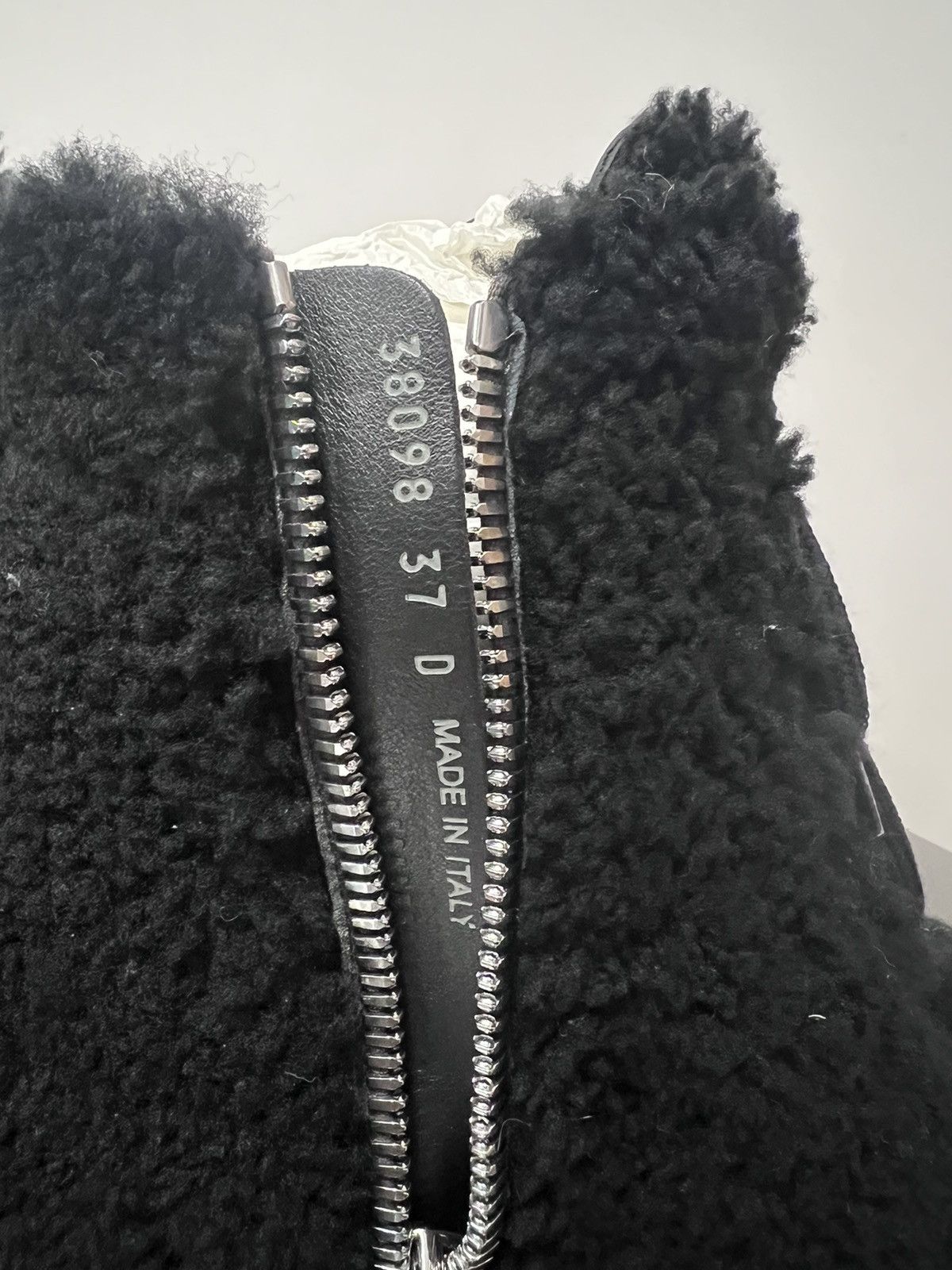 Rick Owens Rick owens mainline shearling ramones high top sneakers Size US 7 / IT 37 - 9 Thumbnail