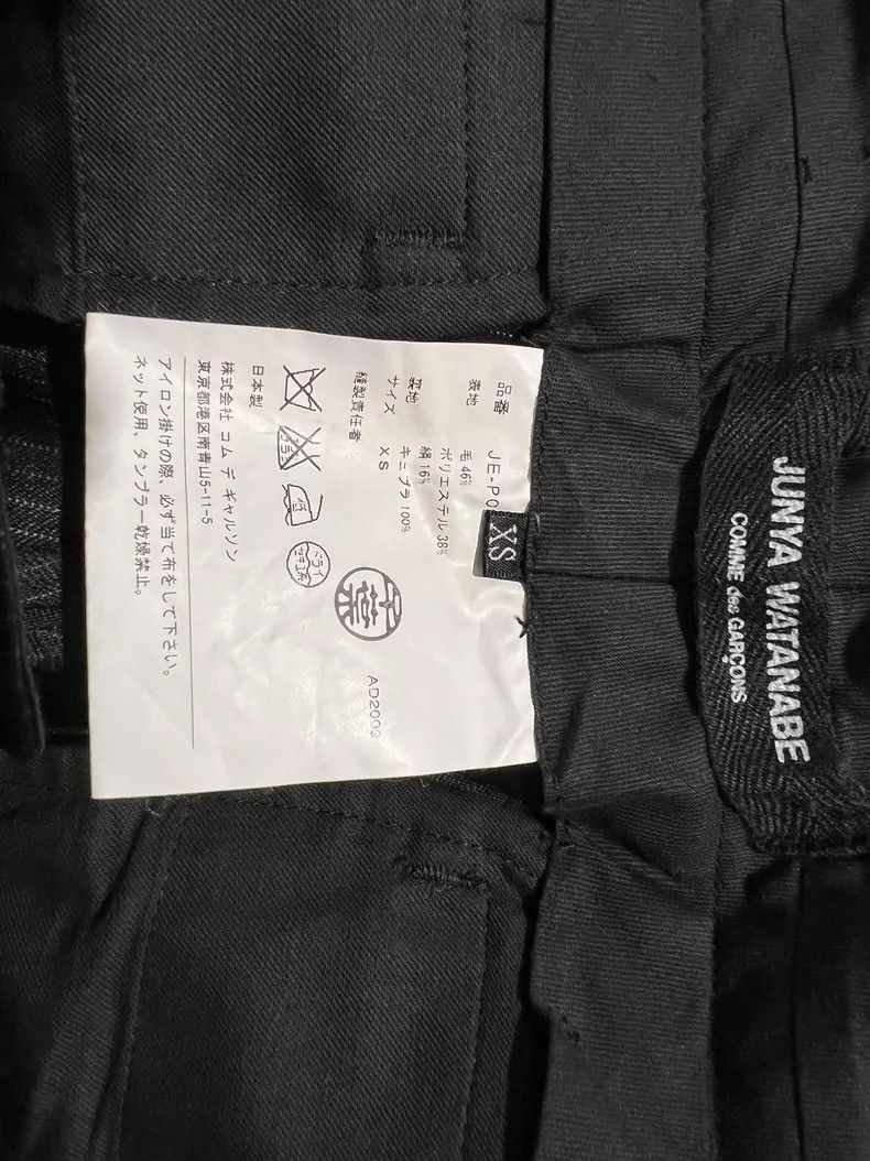 Junya Watanabe Junya Watanabe Pinstripe Wool Dress Pants Size US 26 / EU 42 - 4 Thumbnail