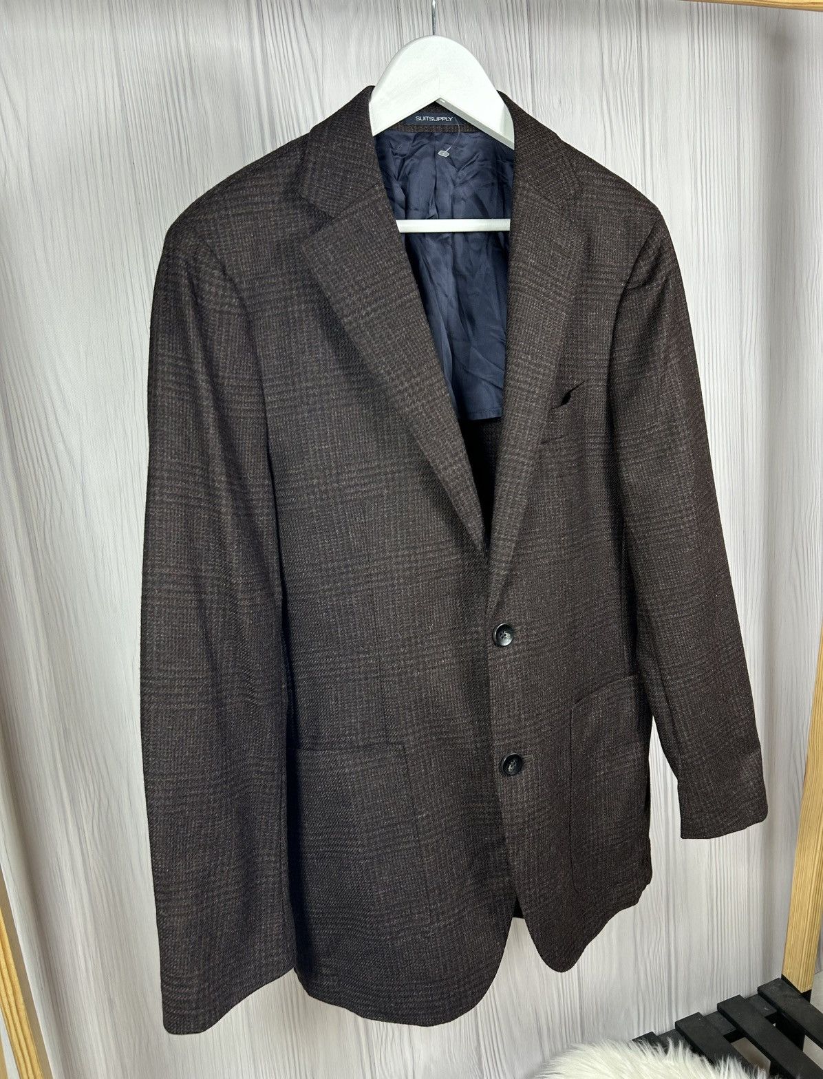 Suitsupply Suitsupply Havana Patch HL Slim Wool Blazer Jacket Size 48 Size 48S - 2 Thumbnail
