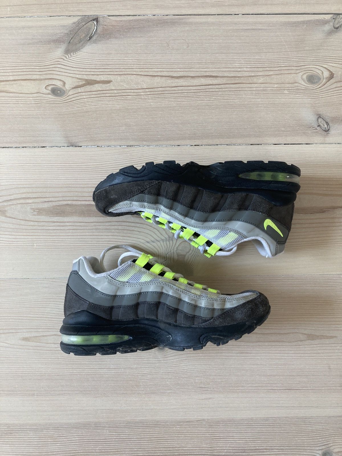 Nike Nike Air Max 95 GS 2015 neon yellow Size US 8 / IT 38 - 3 Thumbnail