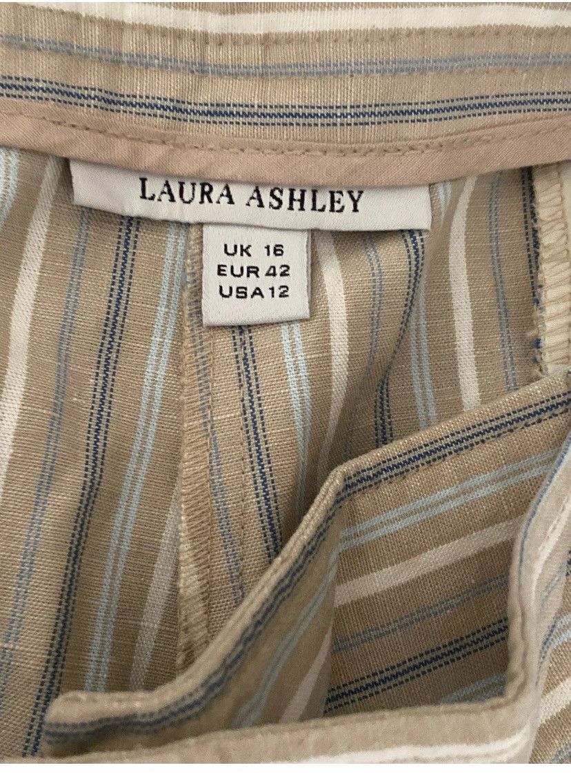 Laura Ashley 2000s vintage retro New Vintage Laura Ashley Striped - UK 16 Size 34" / US 12 / IT 48 - 4 Thumbnail