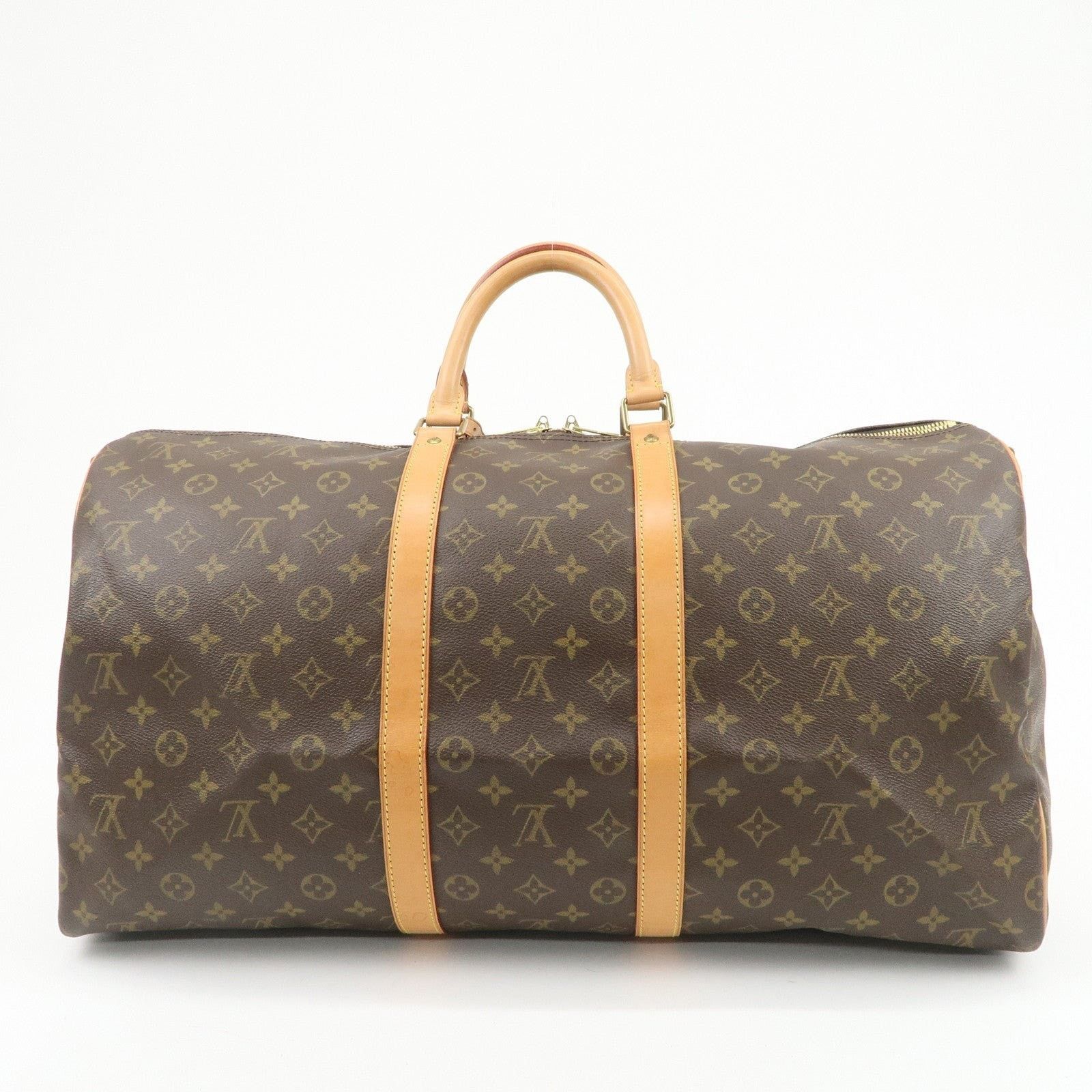 Louis Vuitton Louis Vuitton Monogram Keepall Bandouliere 55 Duffle Bag Size ONE SIZE - 2 Thumbnail