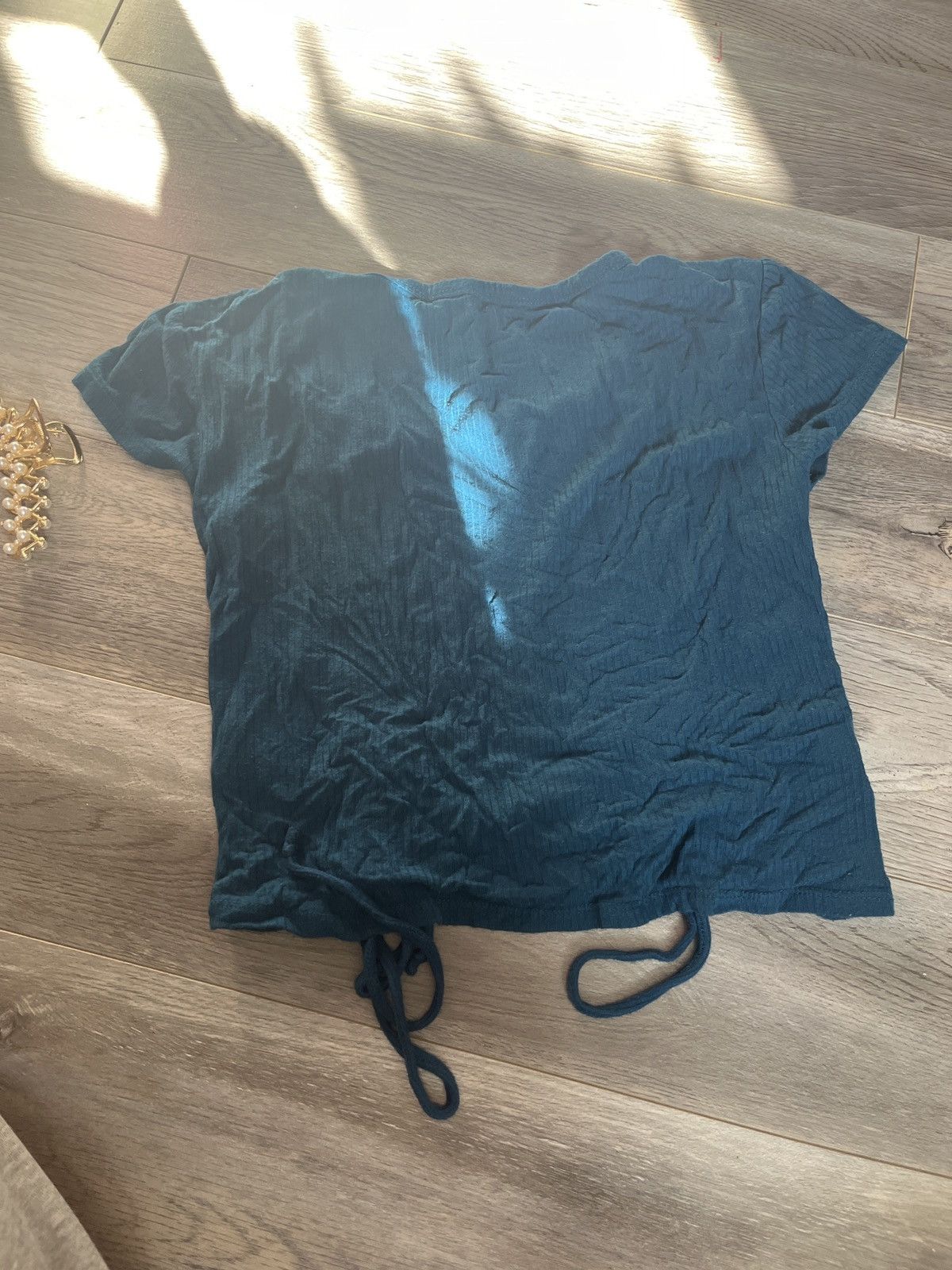 Garage Blue tanktop whit knot Size S / US 4 / IT 40 - 3 Thumbnail