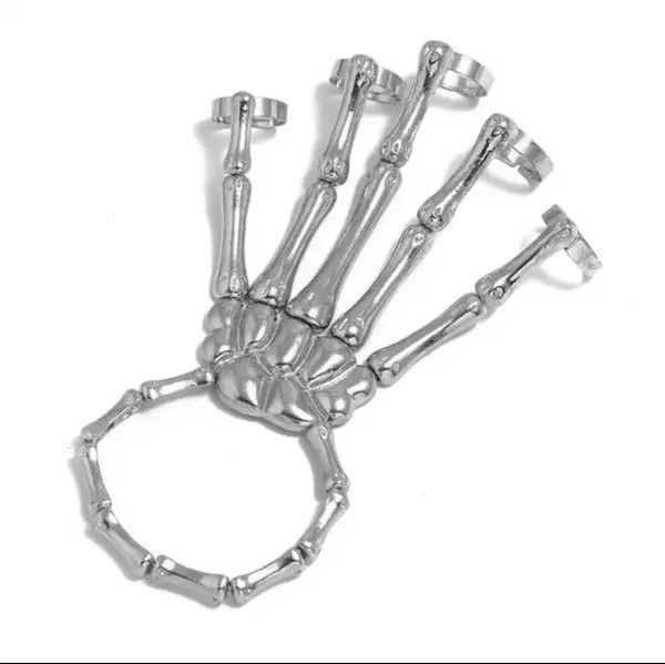 Japanese Brand Adjustable Skeleton Skull Hand Glove Size ONE SIZE - 3 Thumbnail